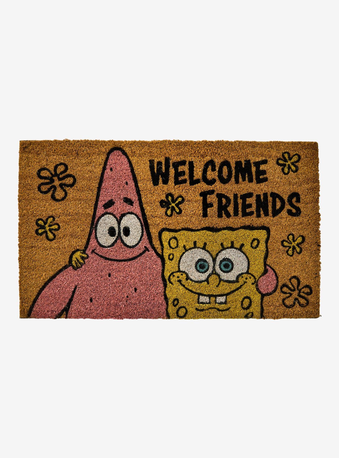 SpongeBob SquarePants Welcome Friends Doormat, , hi-res
