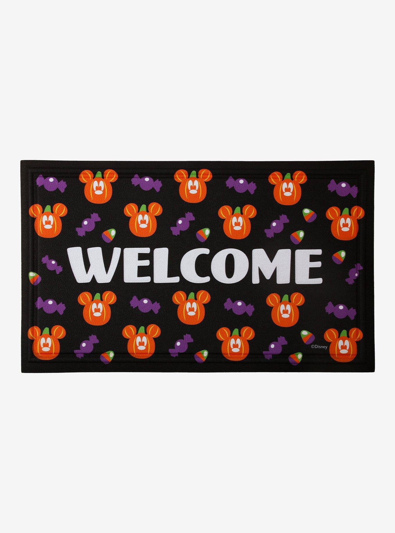 Disney Mickey Mouse Jack-O'-Lanterns Doormat, , hi-res