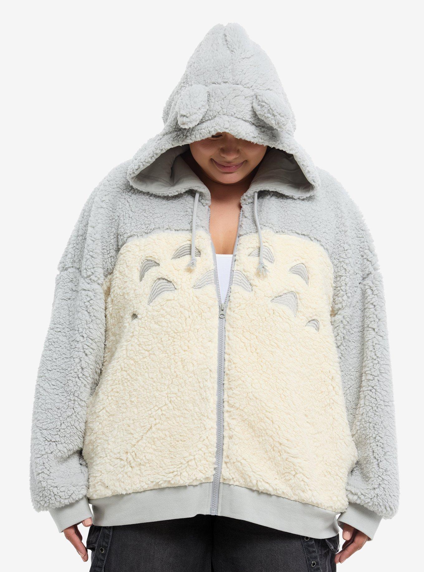 Studio Ghibli® My Neighbor Totoro Sherpa Cosplay Hoodie Plus Size, , hi-res
