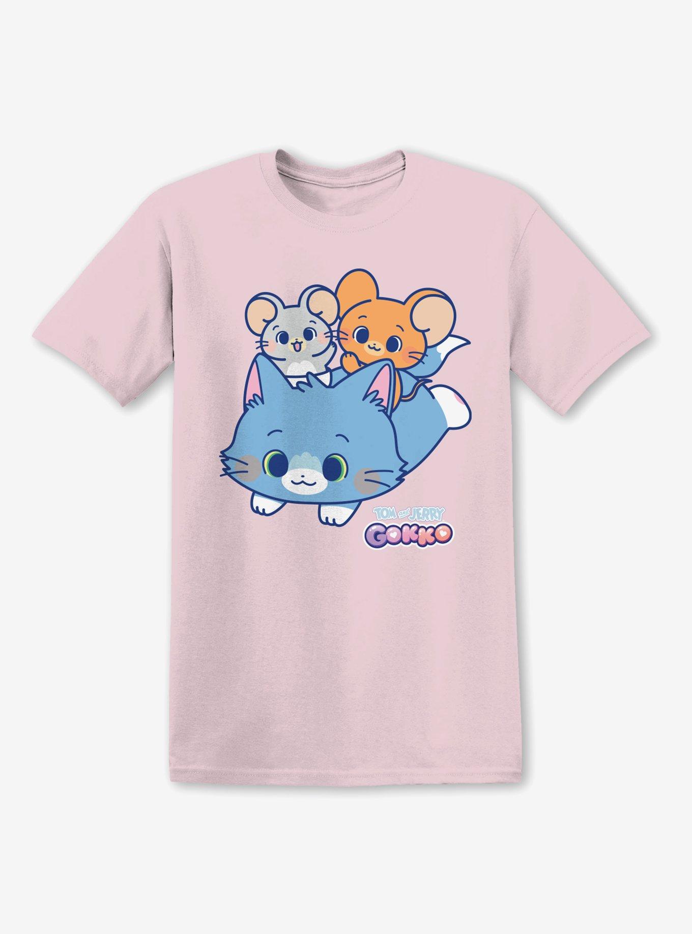 Tom & Jerry Gokko Trio Girls T-Shirt, , hi-res