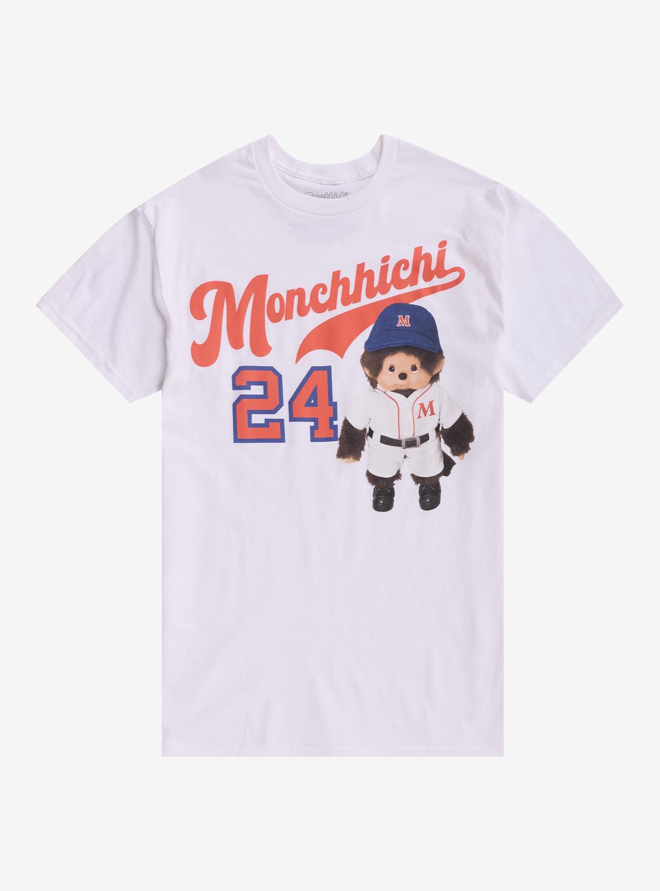 Monchhichi Baseball Girls T-Shirt, , hi-res