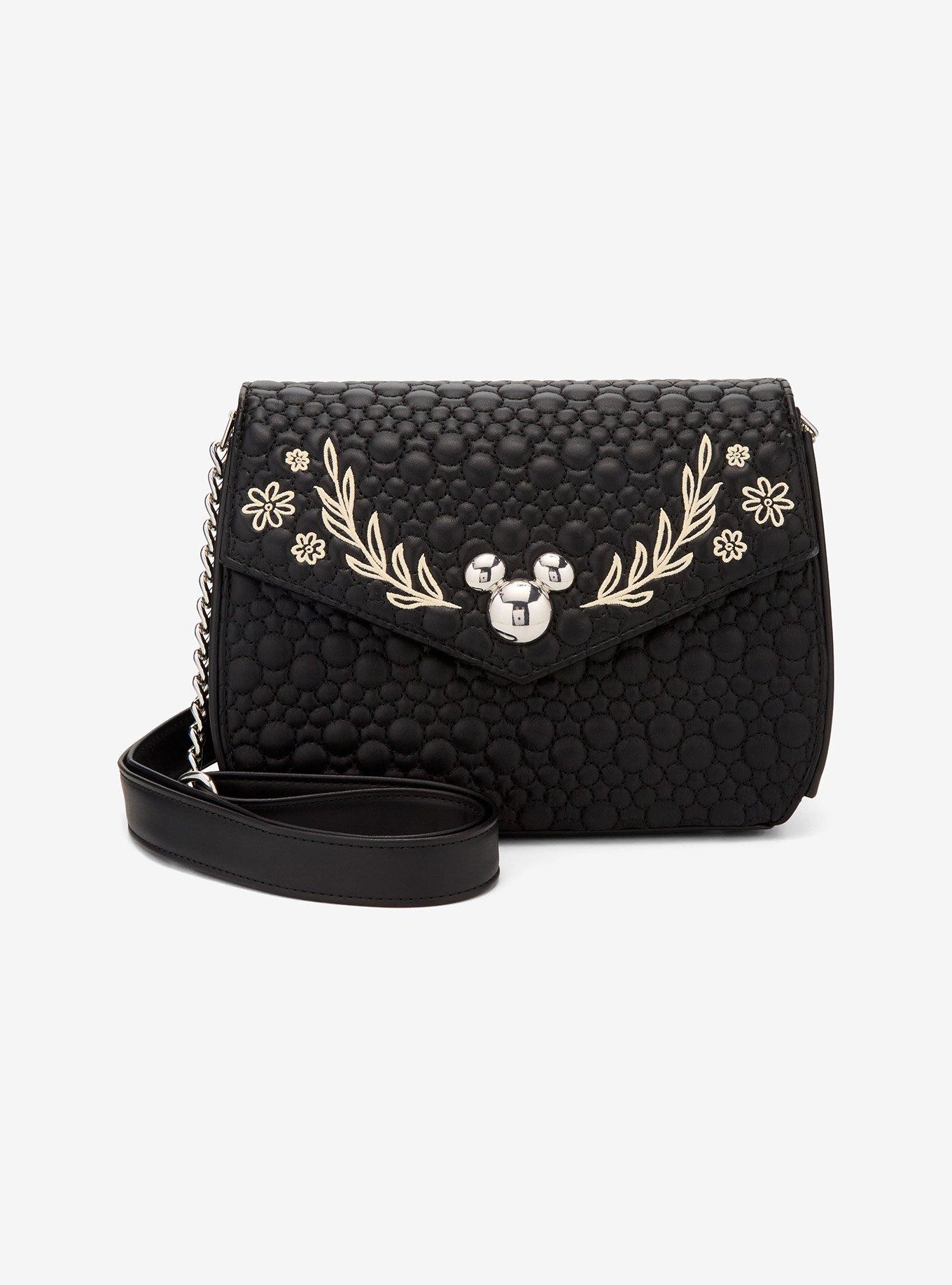 Loungefly Disney Mickey Mouse Textured Crossbody Bag, , hi-res