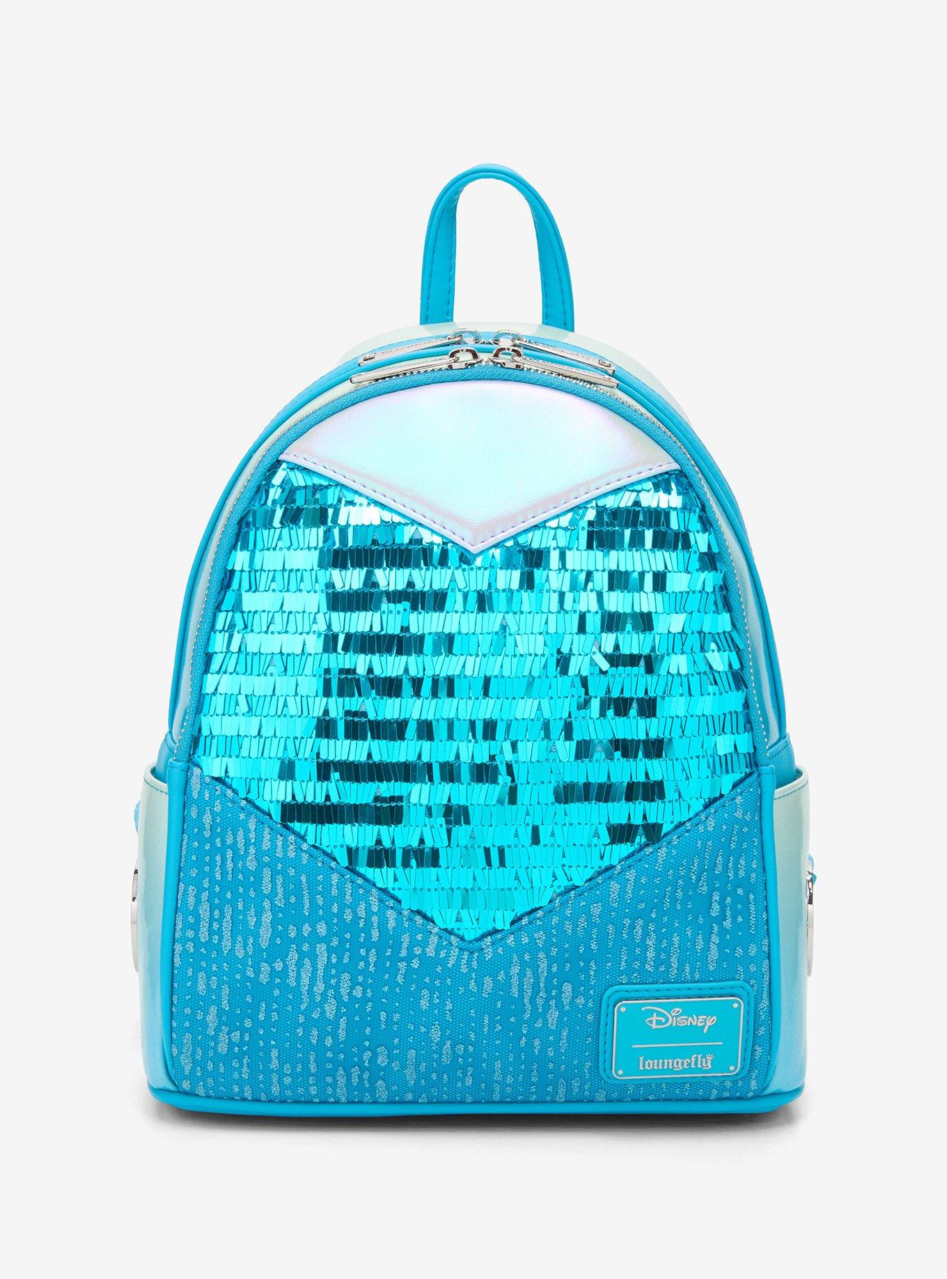 Loungefly Disney Frozen Elsa Dress Sparkle Mini Backpack, , hi-res