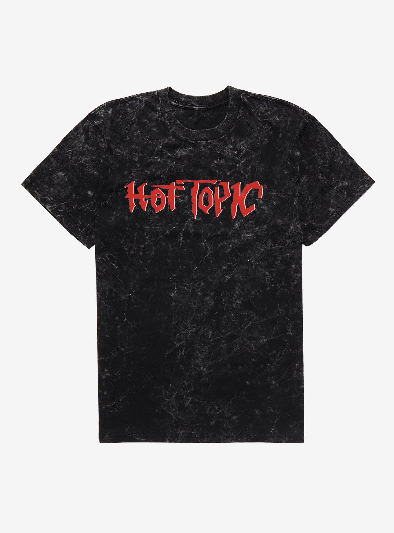 Hot Topic OG Logo Mineral Wash T-Shirt, , hi-res