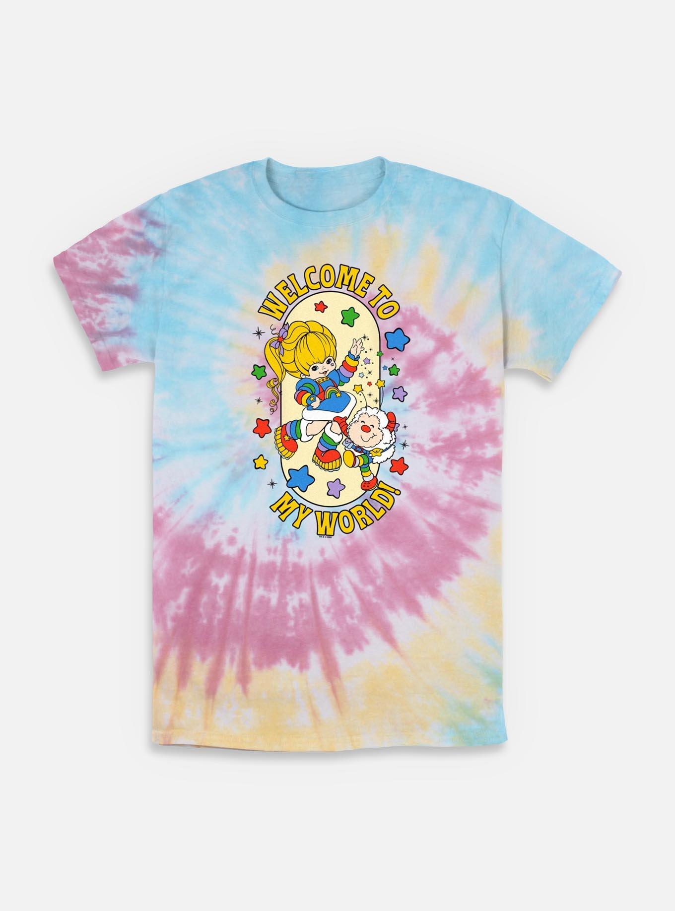 Rainbow Brite Welcome To My World Tie-Dye T-Shirt, , hi-res