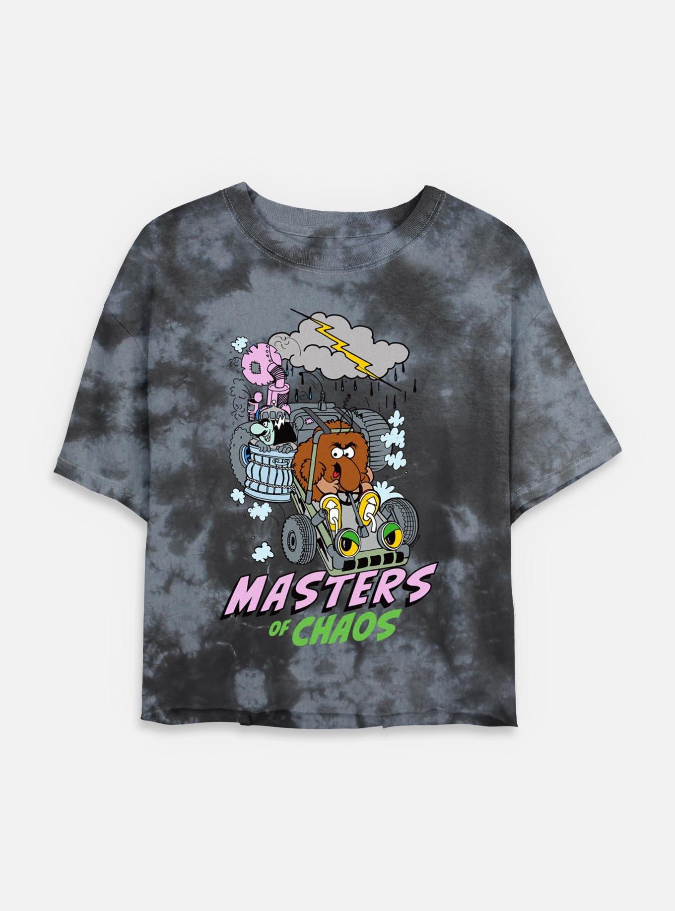 Rainbow Brite Masters Of Chaos Tie Dye Crop Womens T-Shirt, , hi-res