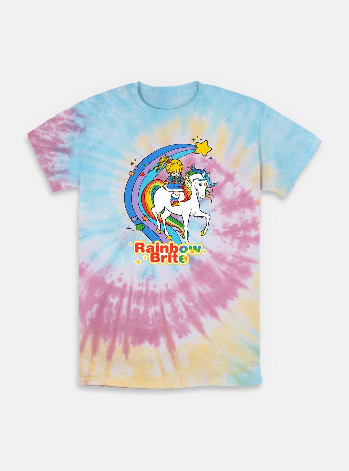 Rainbow Brite Rainbow Brite Horse Tie-Dye T-Shirt, BLUPNKLY, hi-res