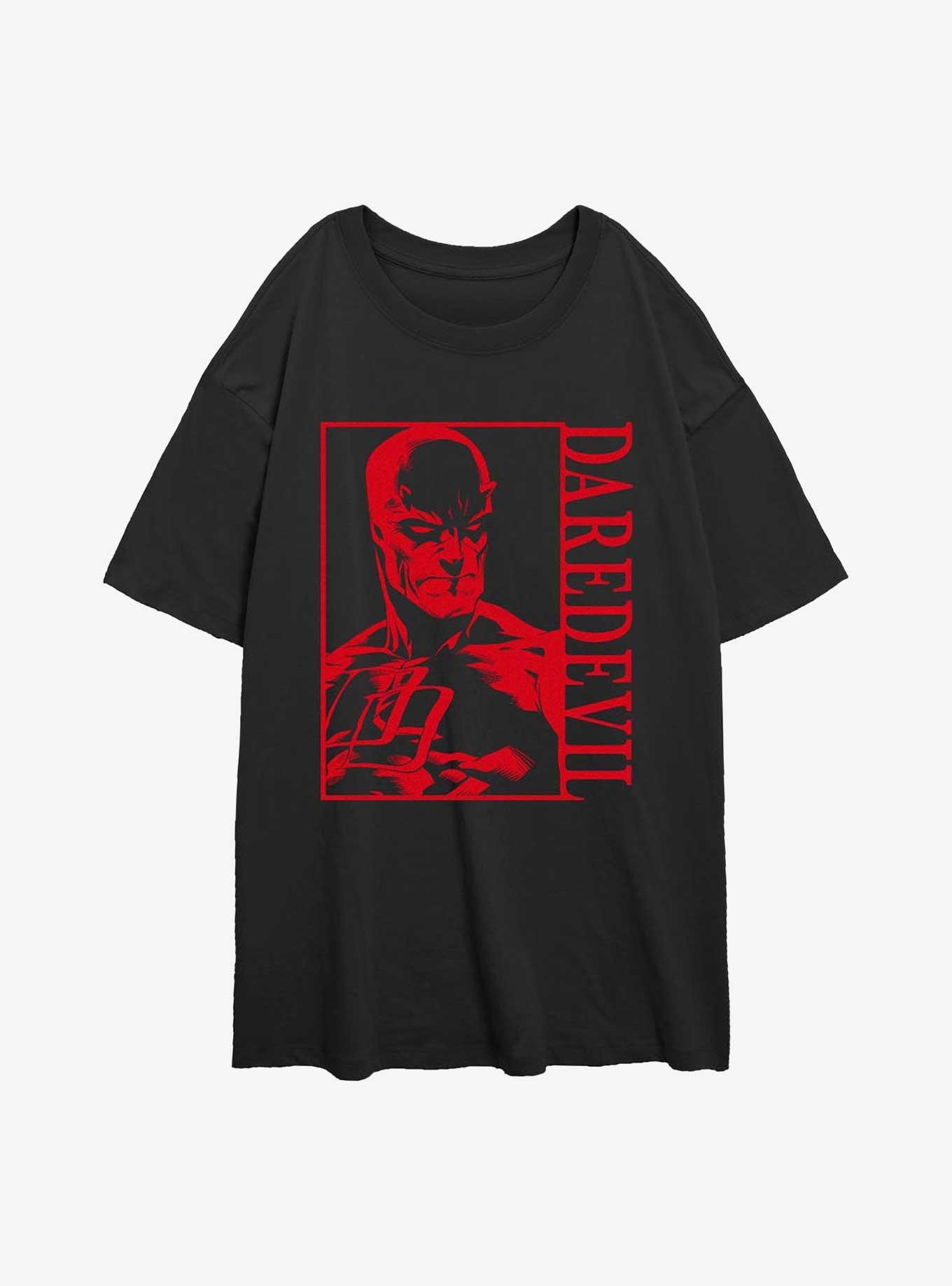 Marvel Daredevil Portrait Box Girls Oversized T-Shirt, , hi-res