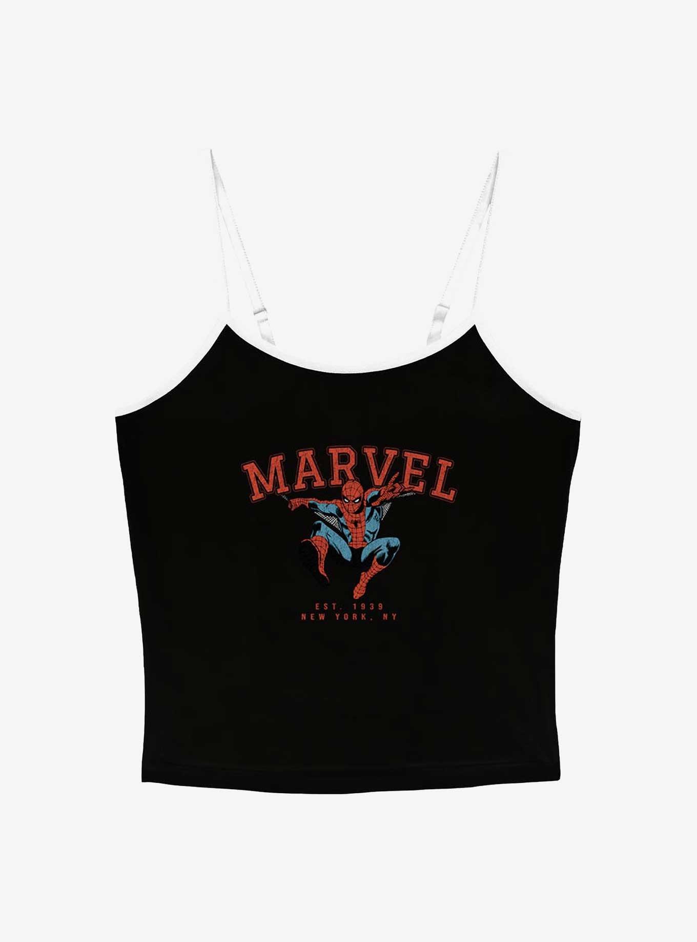 Marvel Spider-Man Collegiate Spidey Girls Cami, BLACK, hi-res
