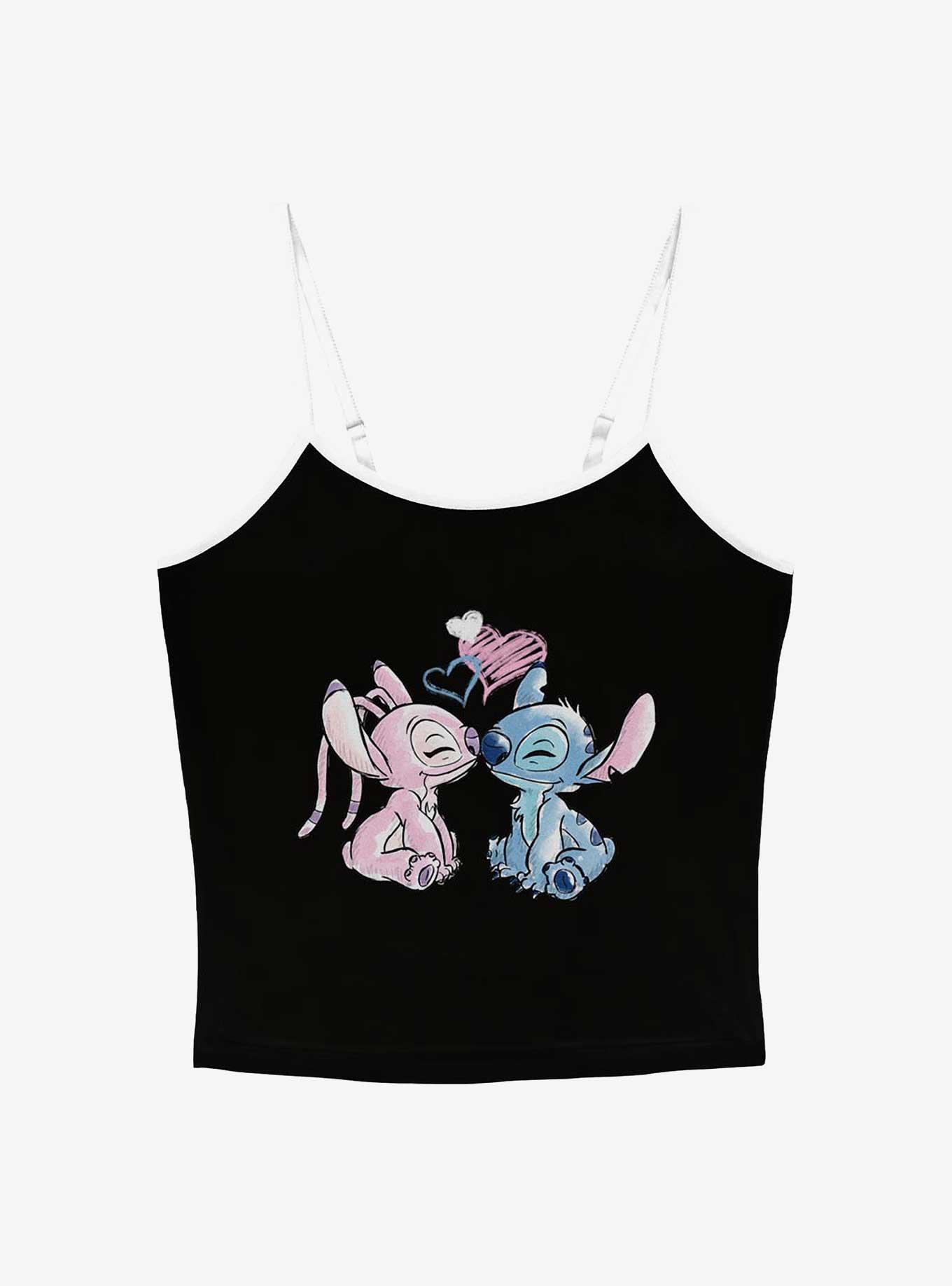 Disney Lilo & Stitch With Angel Girls Cami, BLACK, hi-res