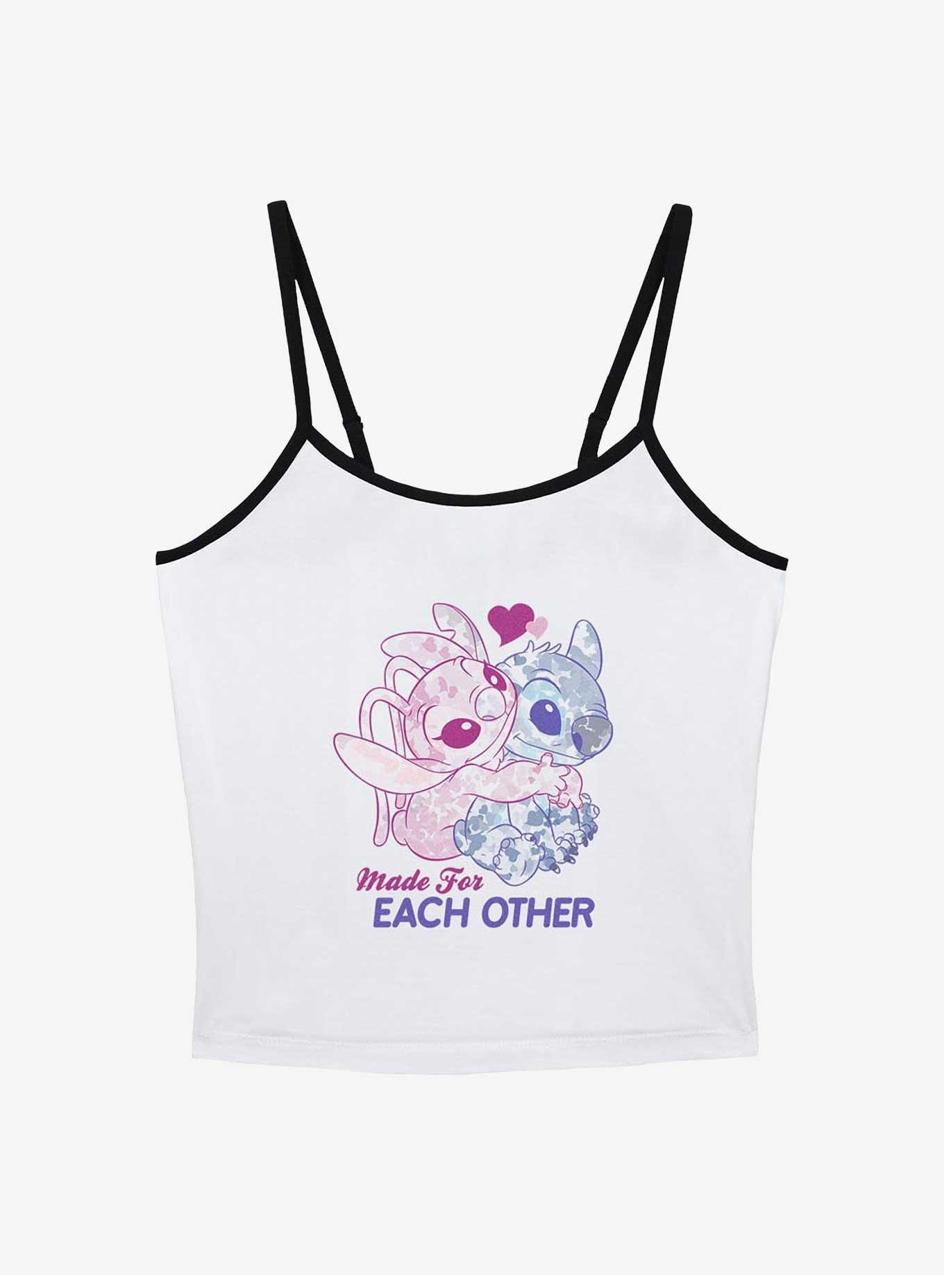 Disney Lilo & Stitch Angel Hugs Girls Cami, WHITE, hi-res
