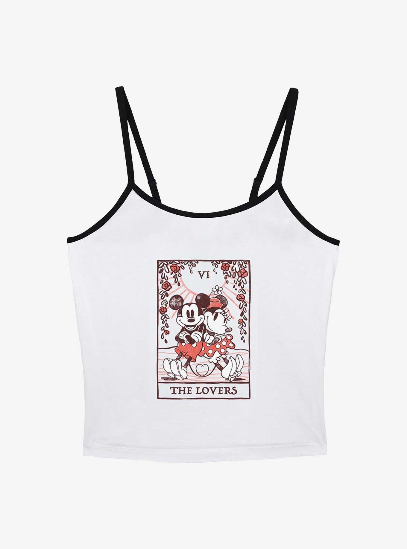 Disney Mickey Mouse Minnie Mouse The Lovers Girls Cami, WHITE, hi-res