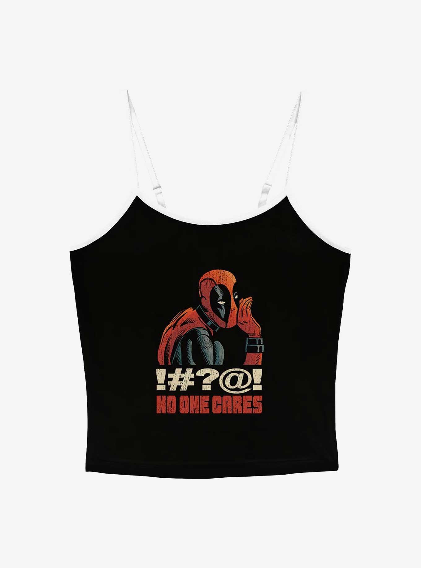 Marvel Deadpool No One Cares Girls Cami, , hi-res