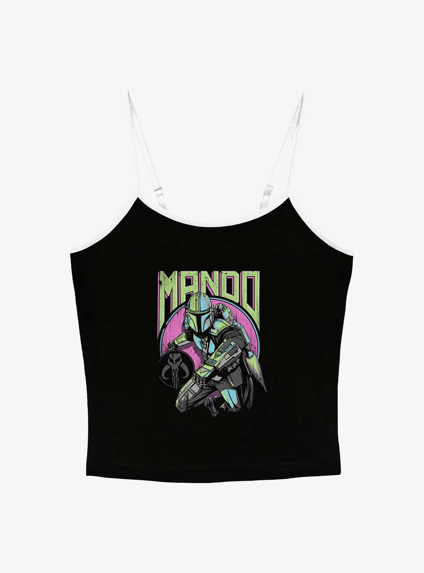 Star Wars The Mandalorian New Wave Girls Cami, BLACK, hi-res