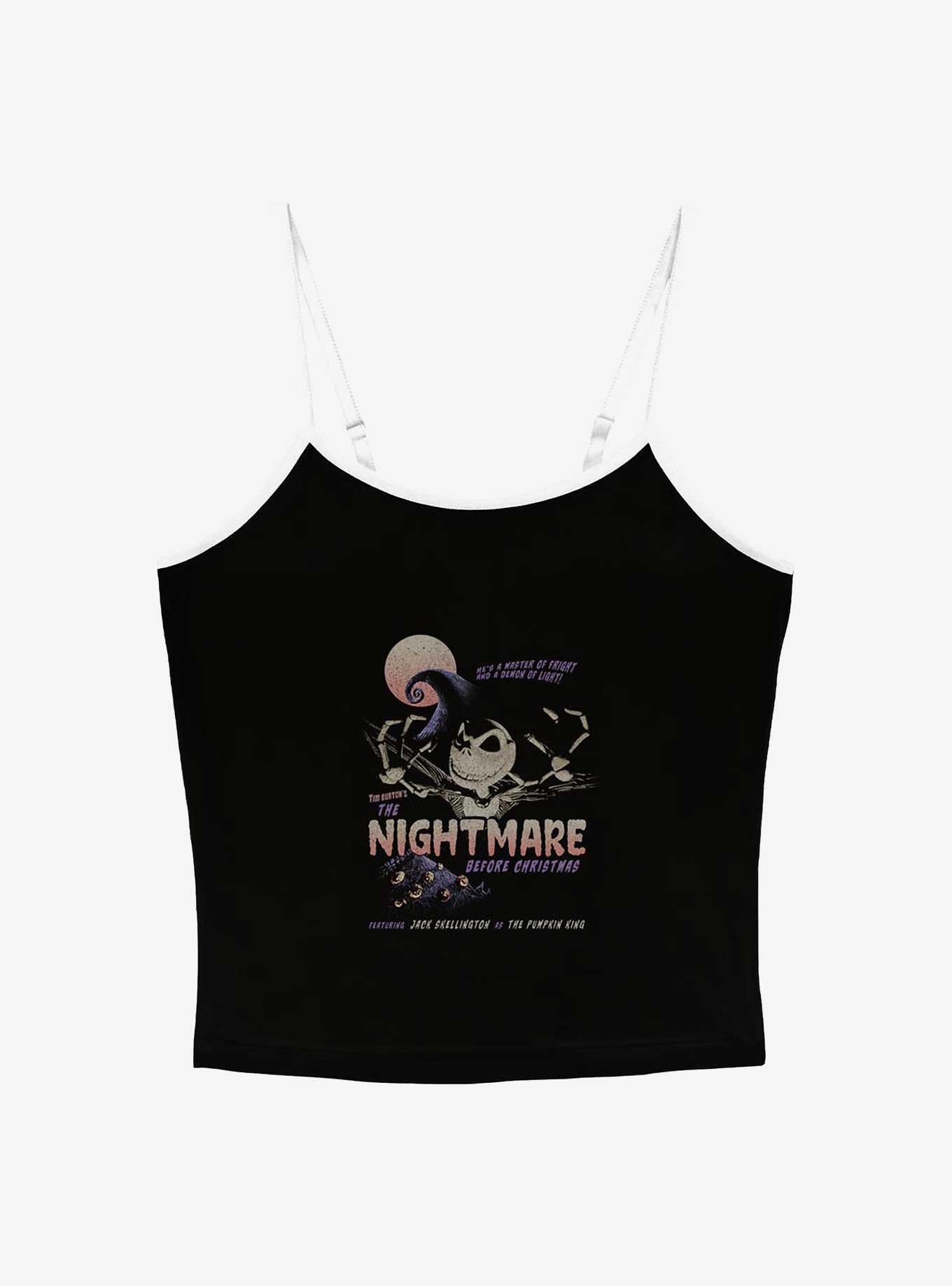 Disney The Nightmare Before Christmas Poster Girls Cami, BLACK, hi-res