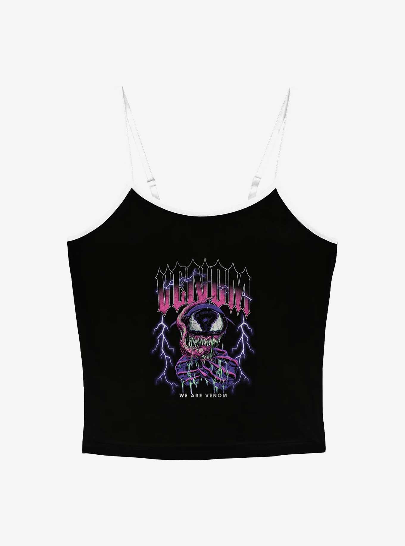 Marvel Spider-Man Lightning Venom Girls Cami, BLACK, hi-res