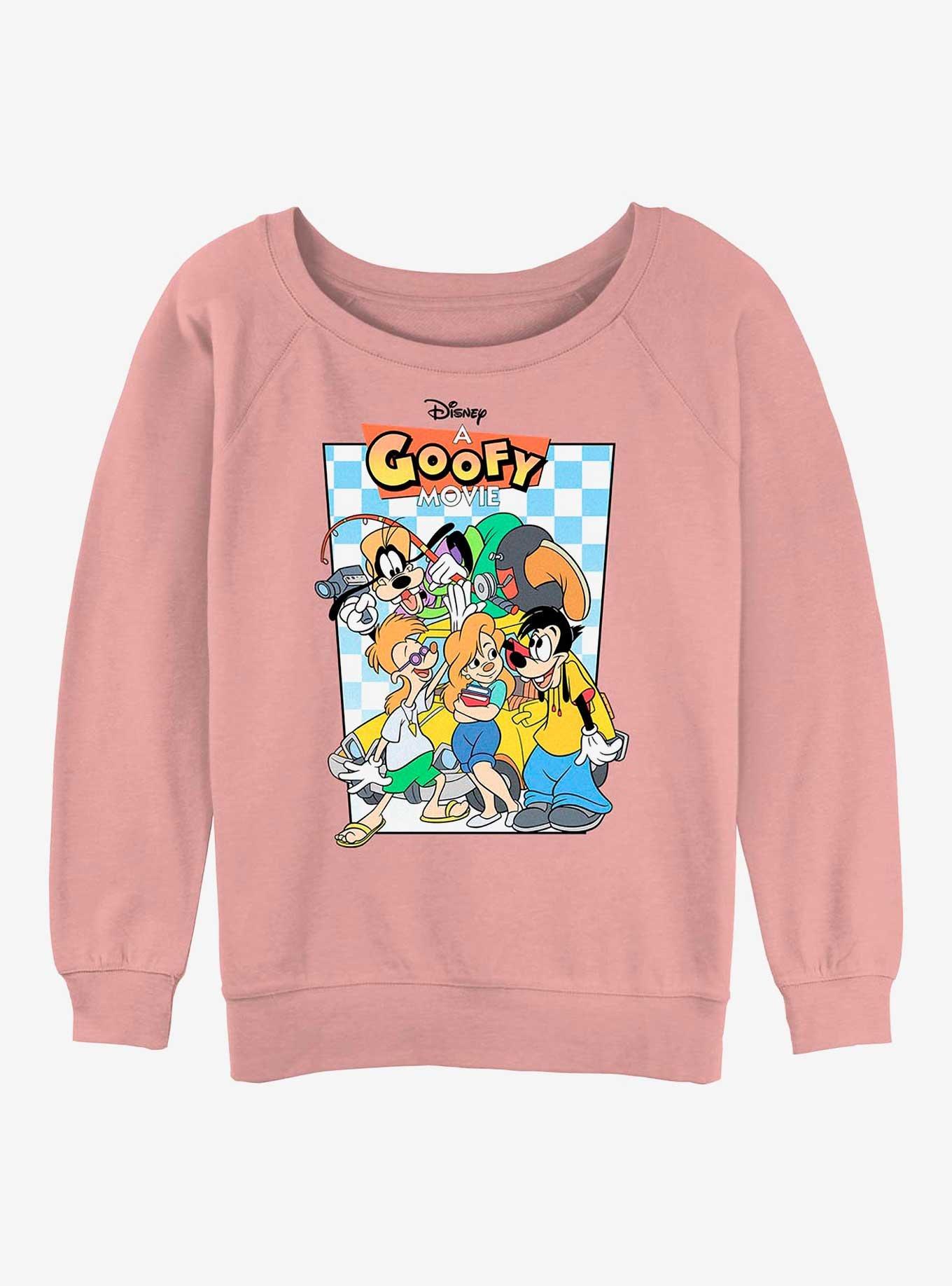 A Goofy Movie Poster Girls Slouchy Sweatshirt, , hi-res