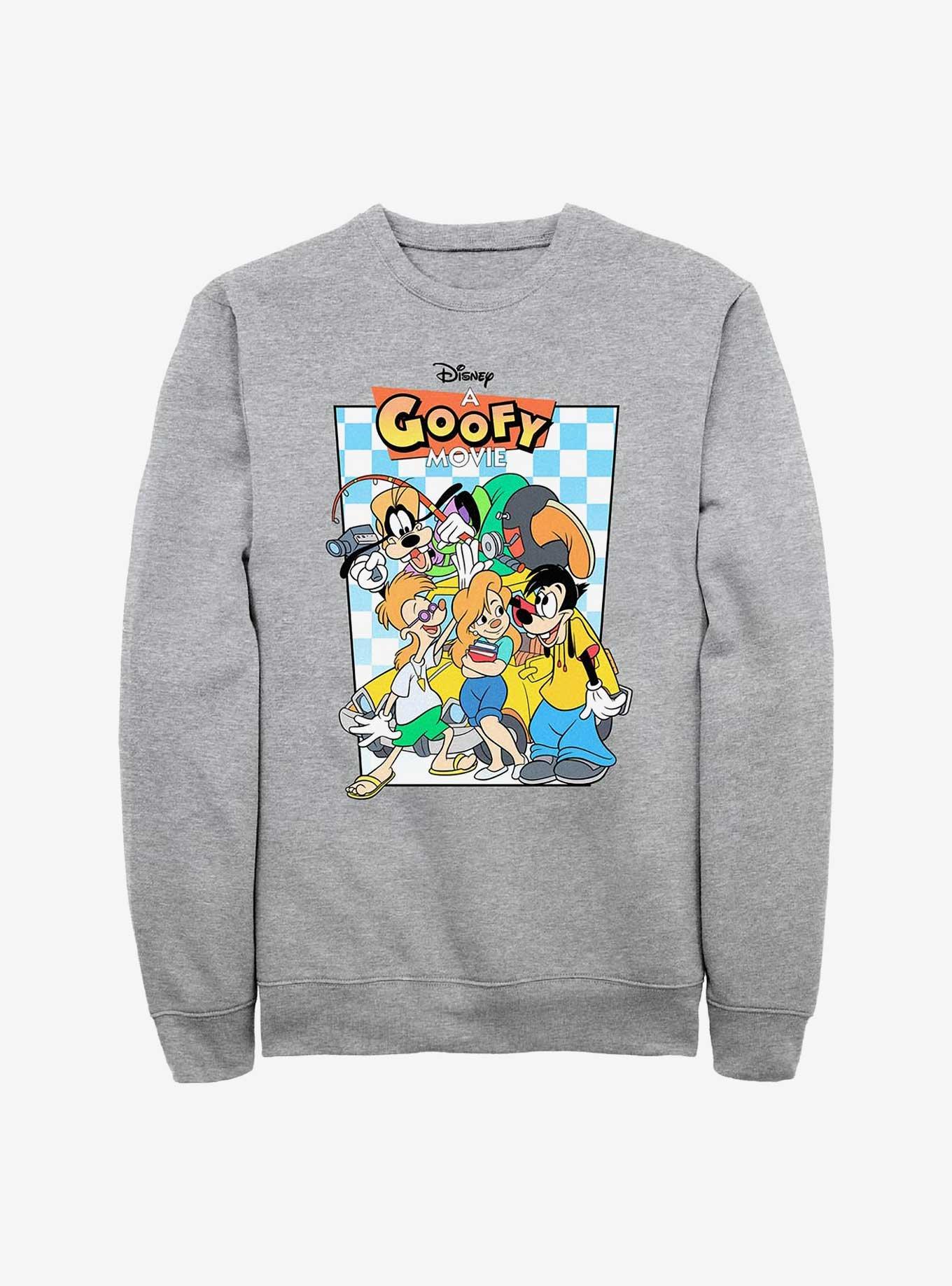 A Goofy Movie Poster Sweatshirt, ATH HTR, hi-res