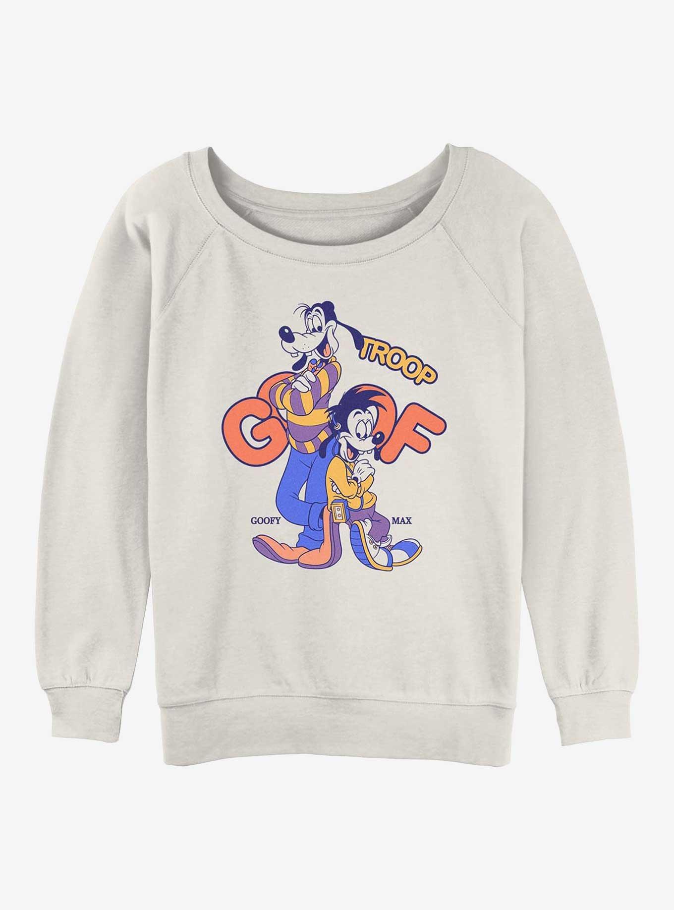 A Goofy Movie Goof Troop Duo Girls Slouchy Sweatshirt, , hi-res