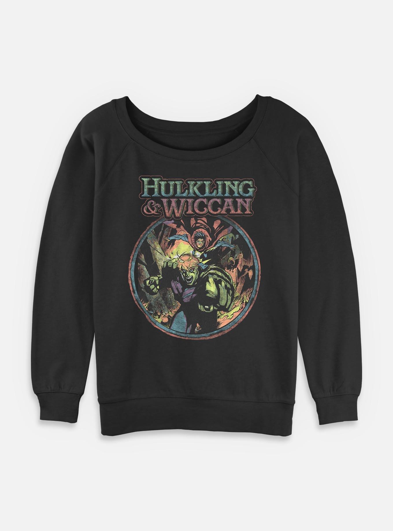 Marvel Wiccan Hey Boy Womens Slouchy Sweatshirt, , hi-res