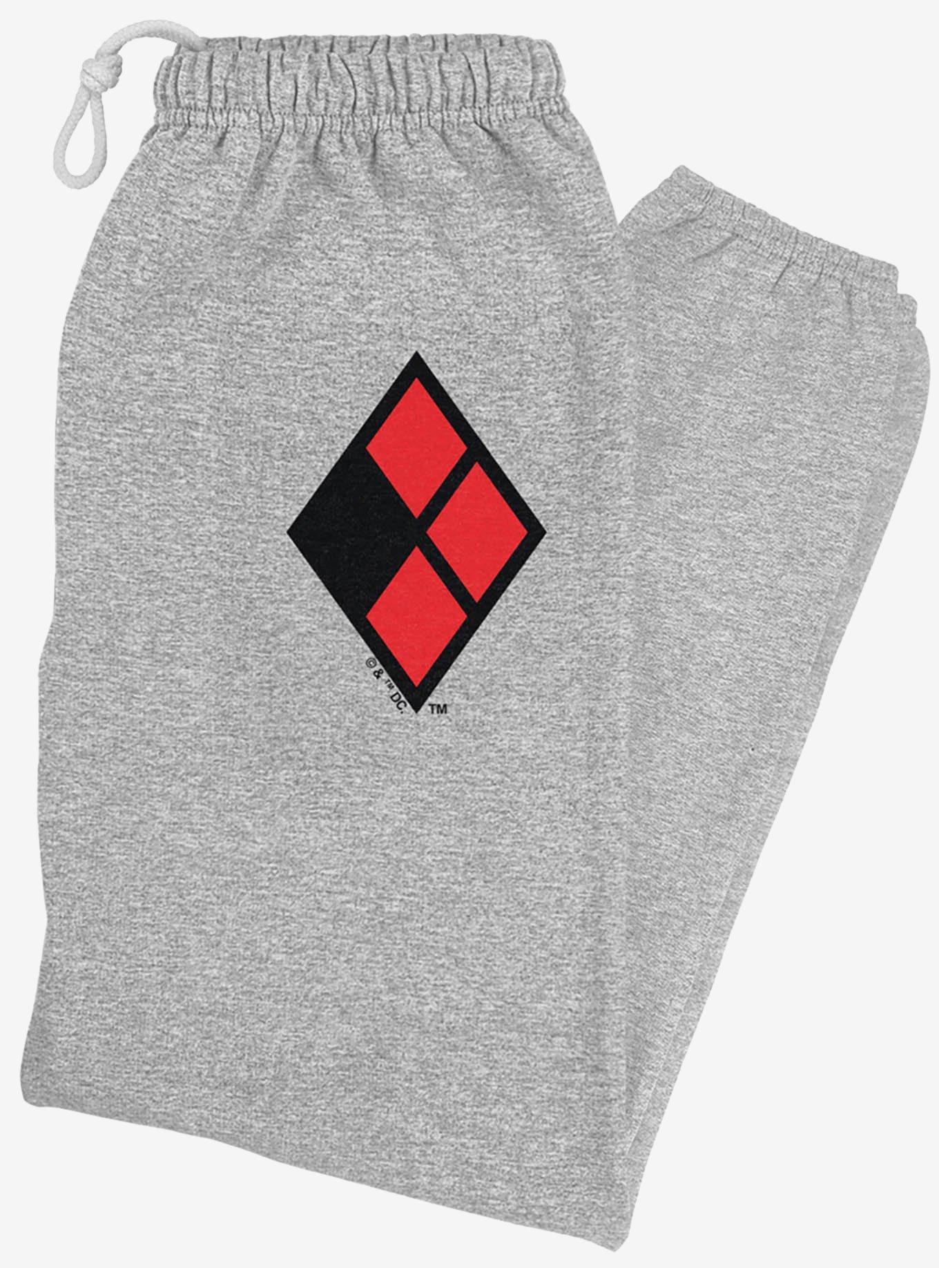 DC Comics Harley Quinn Diamond Logo Sweatpants, , hi-res