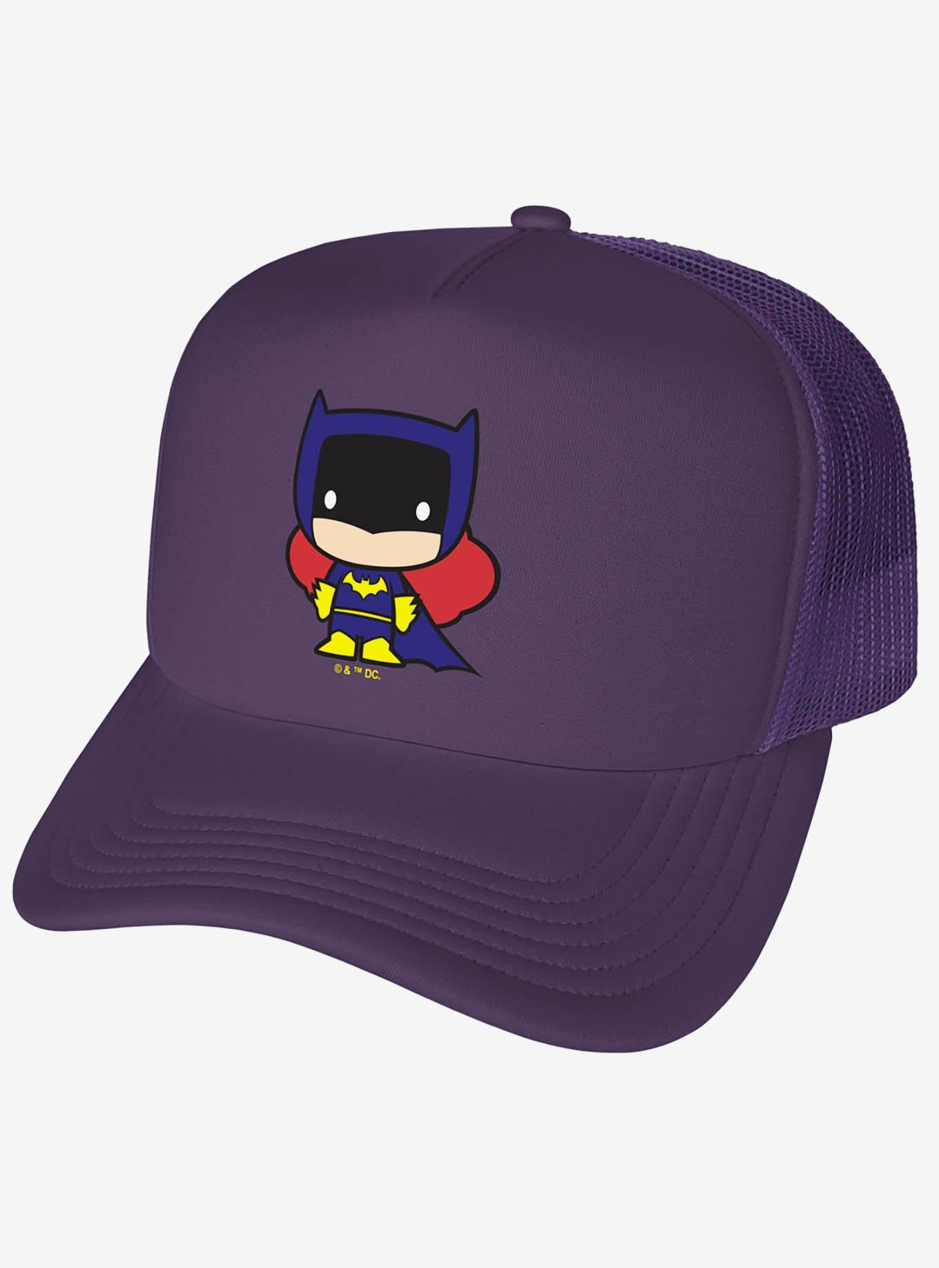 Batman Batgirl Cute Chibi Character Foam Trucker Hat, , hi-res