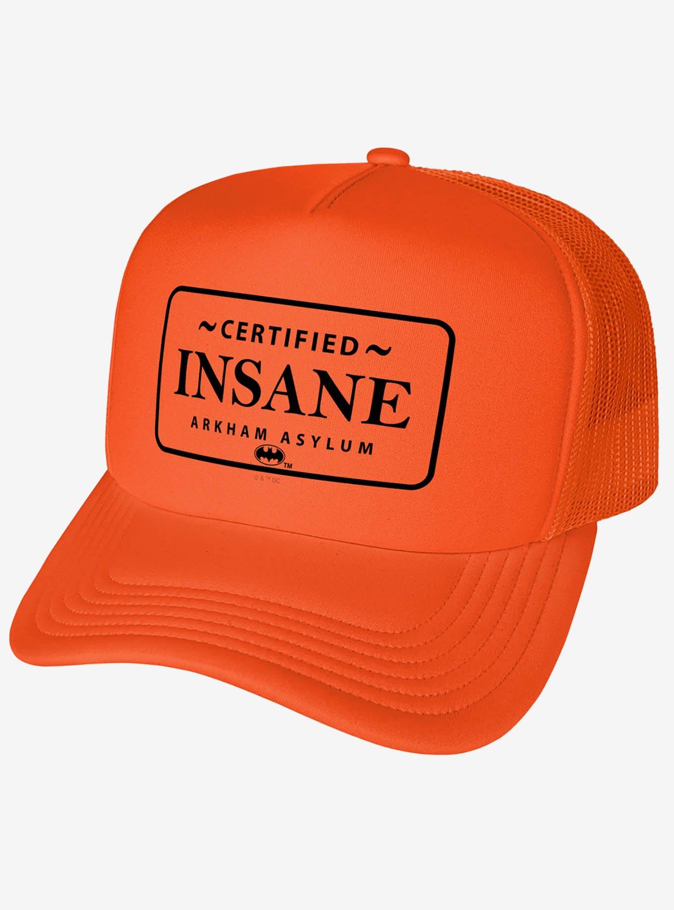 Batman Joker Certified Insane Arkham Asylum Foam Trucker Hat,All Products : American Fashion Style Bags On Sale Batman Joker Certified Insane Arkham Asylum Foam Trucker Hat,All Products : American Fashion Style Bags On Sale
