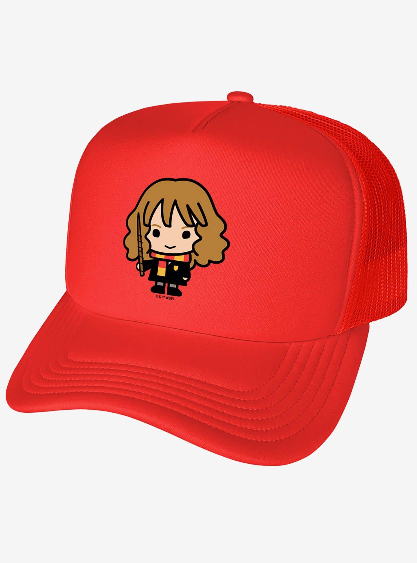 Harry Potter Cute Chibi Hermione Character Foam Trucker Hat, , hi-res
