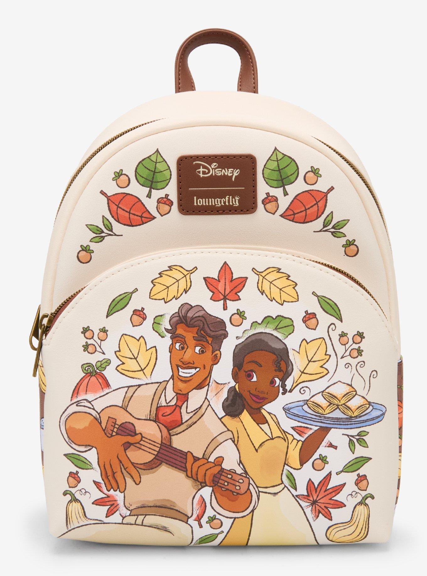 Loungefly Disney The Princess & The Frog Fall Leaves Mini Backpack, , hi-res
