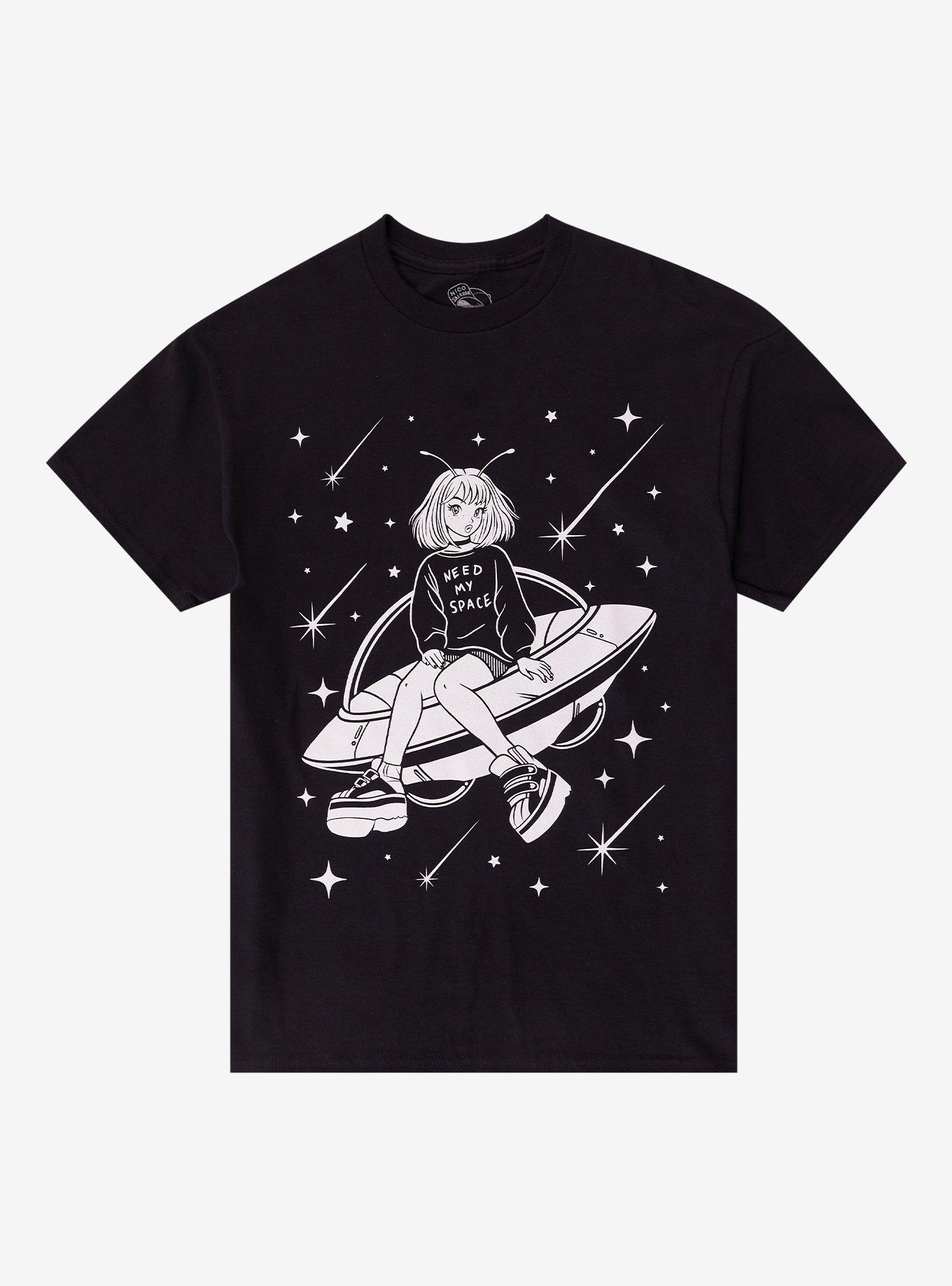 Need My Space Spaceship T-Shirt By Nico Salazar, , hi-res