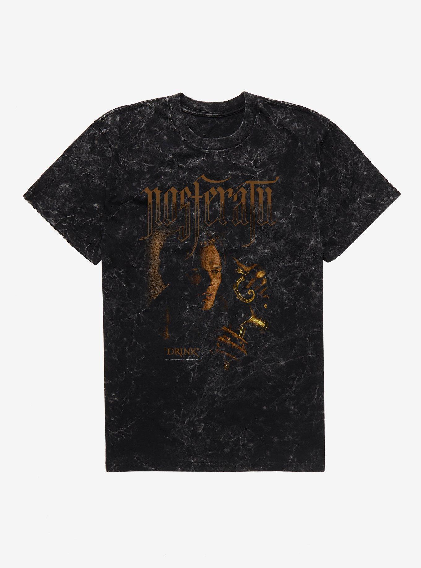 Nosferatu Drink Mineral Wash T-Shirt, , hi-res