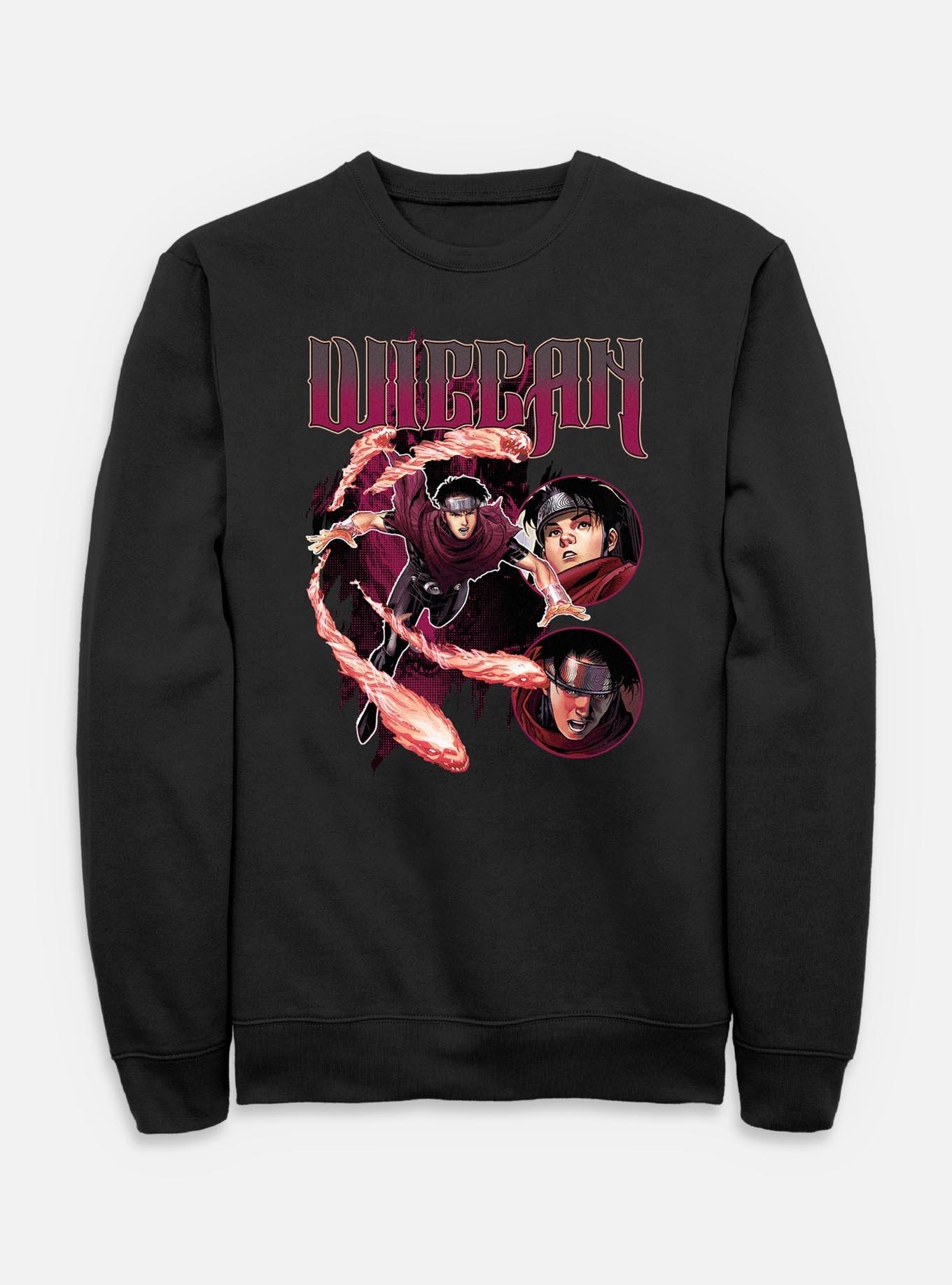 Marvel Wiccan Wiccan Flames Sweatshirt,Specials : American Fashion Style Bags On Sale