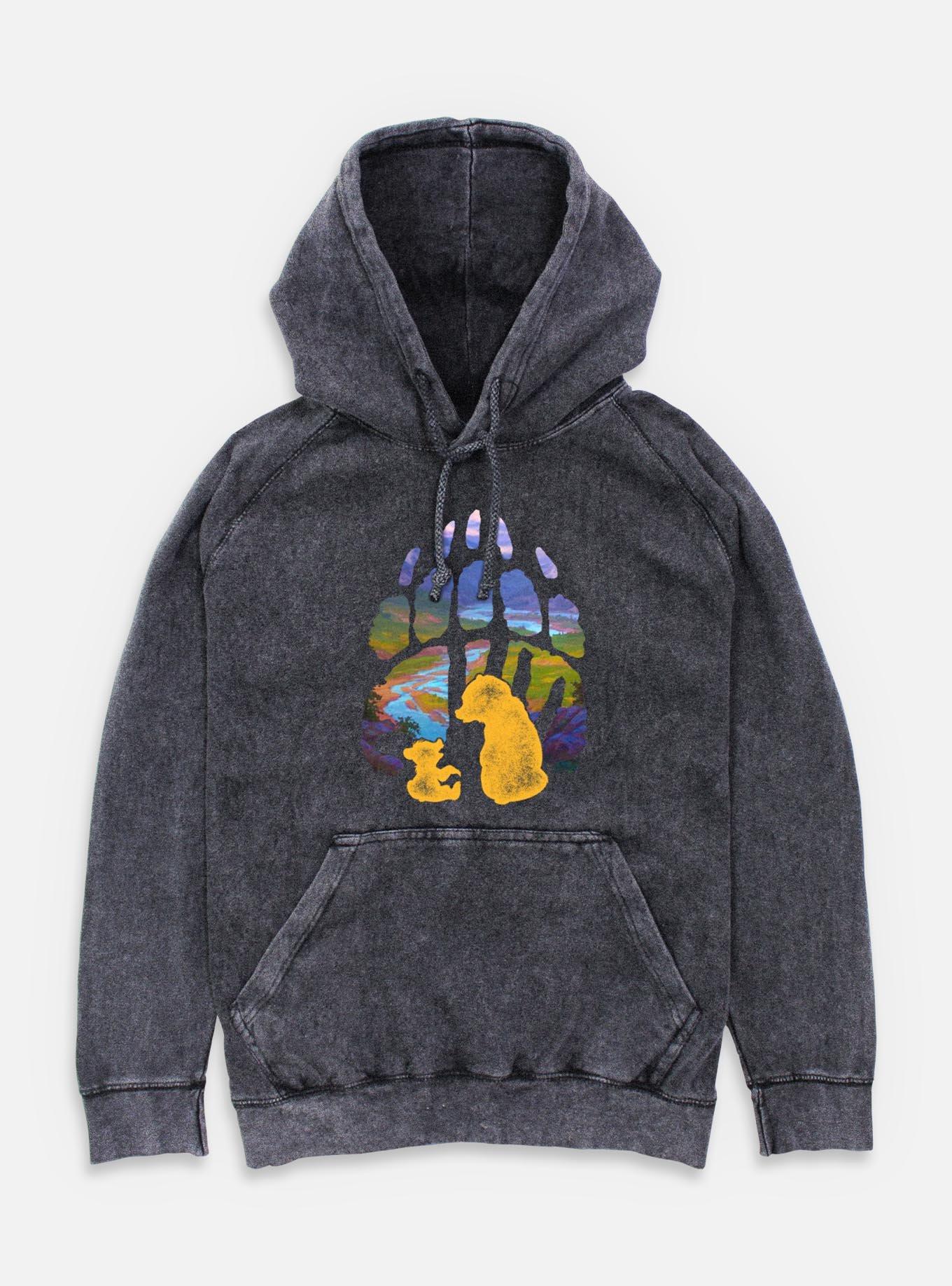 Disney Brother Bear Bear Paw Mineral Wash Hoodie, , hi-res