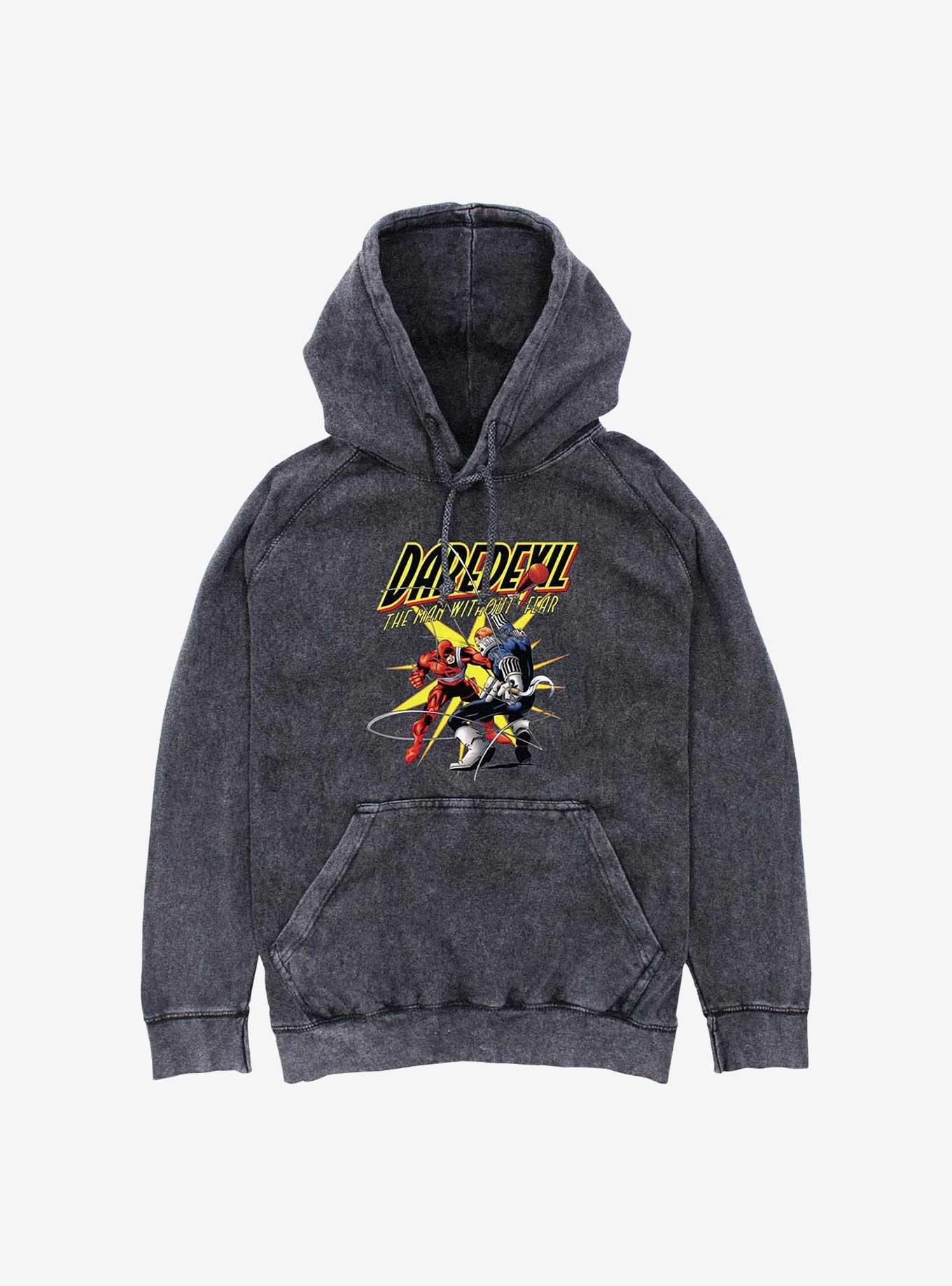 Marvel Daredevil The Man Without Fear Mineral Wash Hoodie, , hi-res