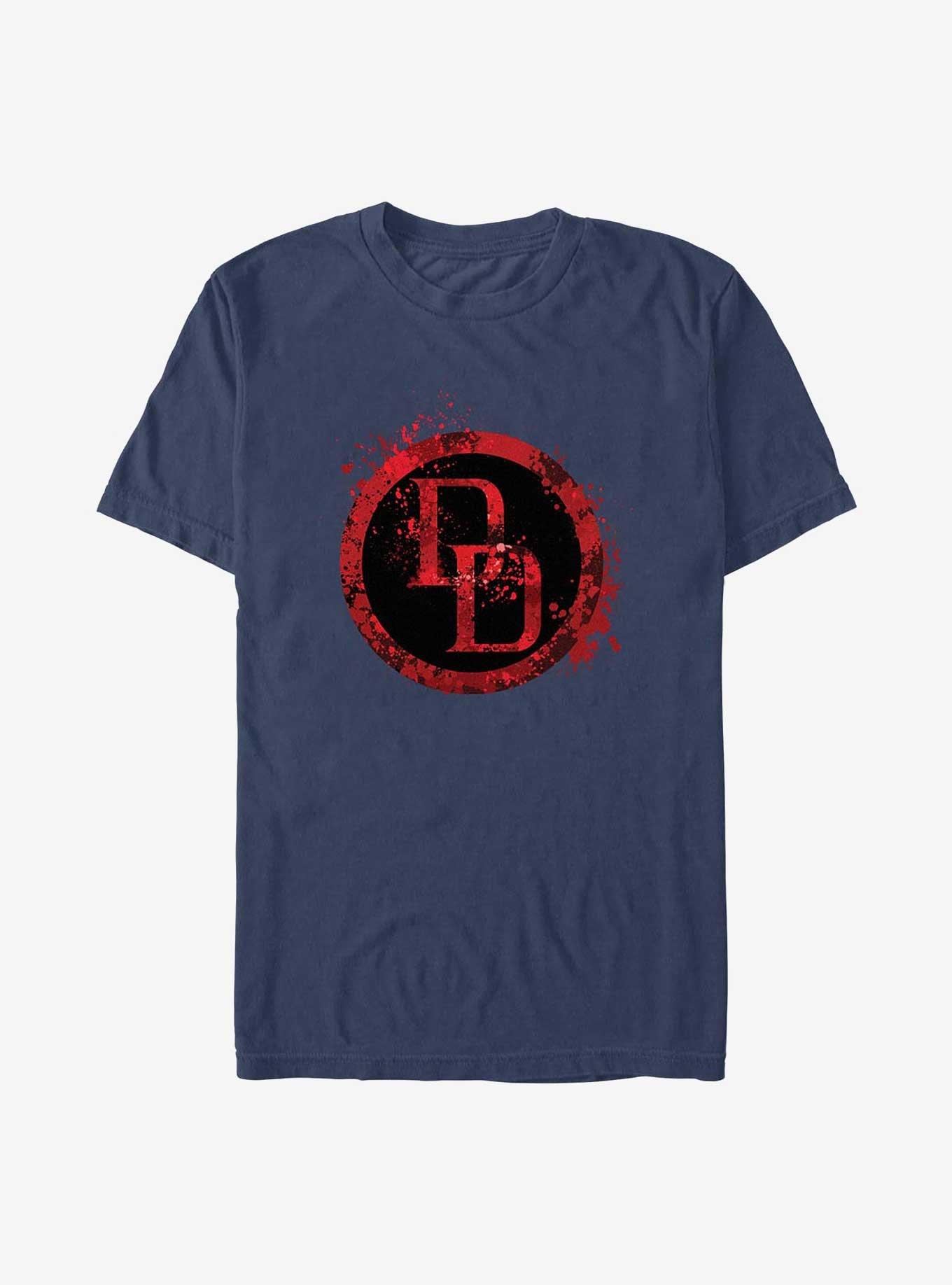 Marvel Daredevil Spatter Icon Garment Dye T-Shirt, , hi-res