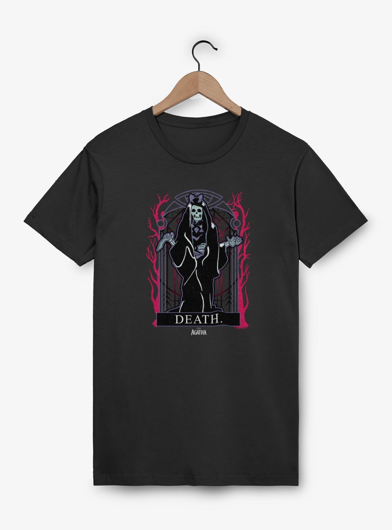 Marvel Agatha All Along Death Tarot T-Shirt, BLACK, hi-res