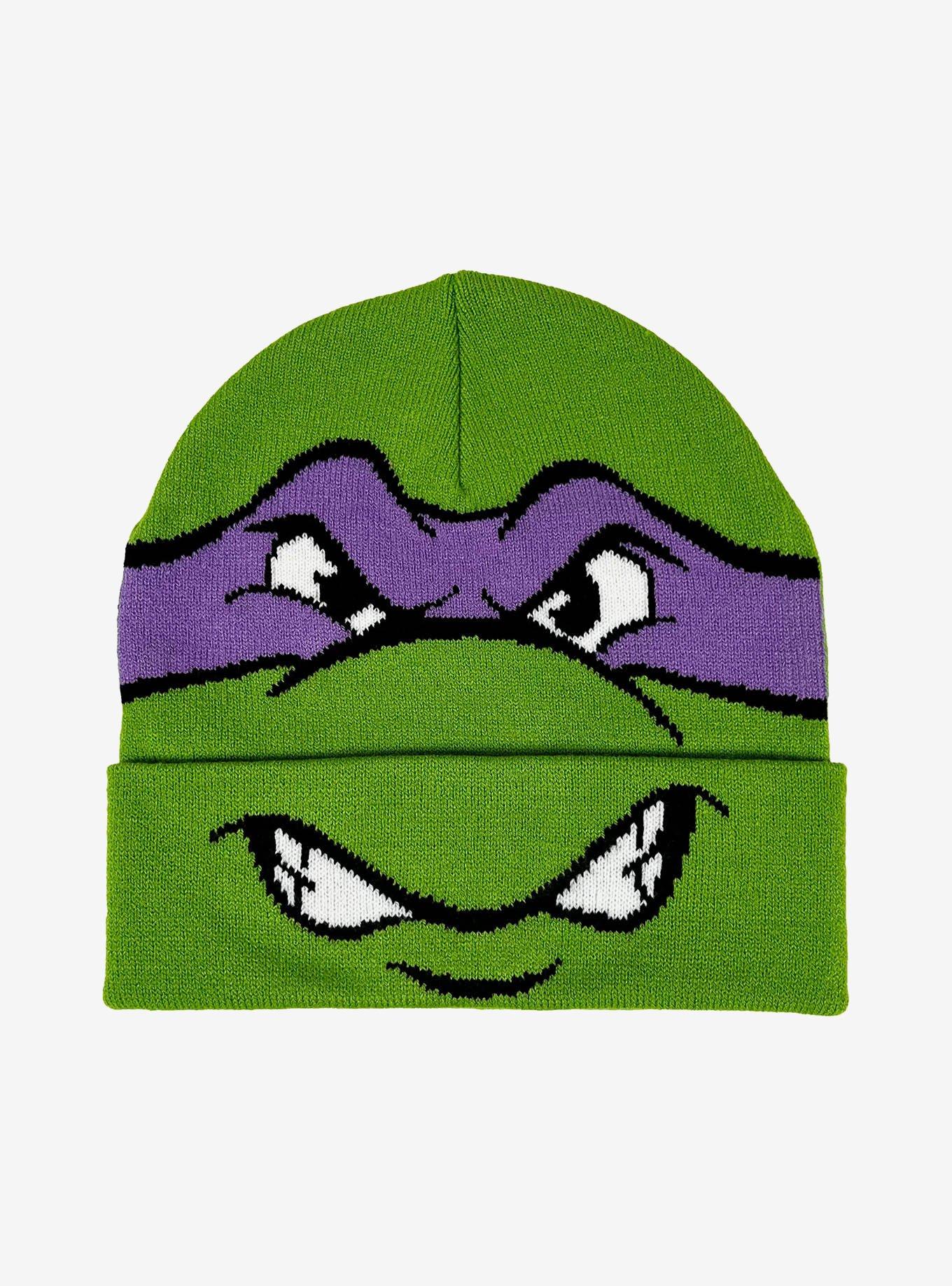 Teenage Mutant Ninja Turtles Donatello Face Acrylic Knit Beanie, , hi-res