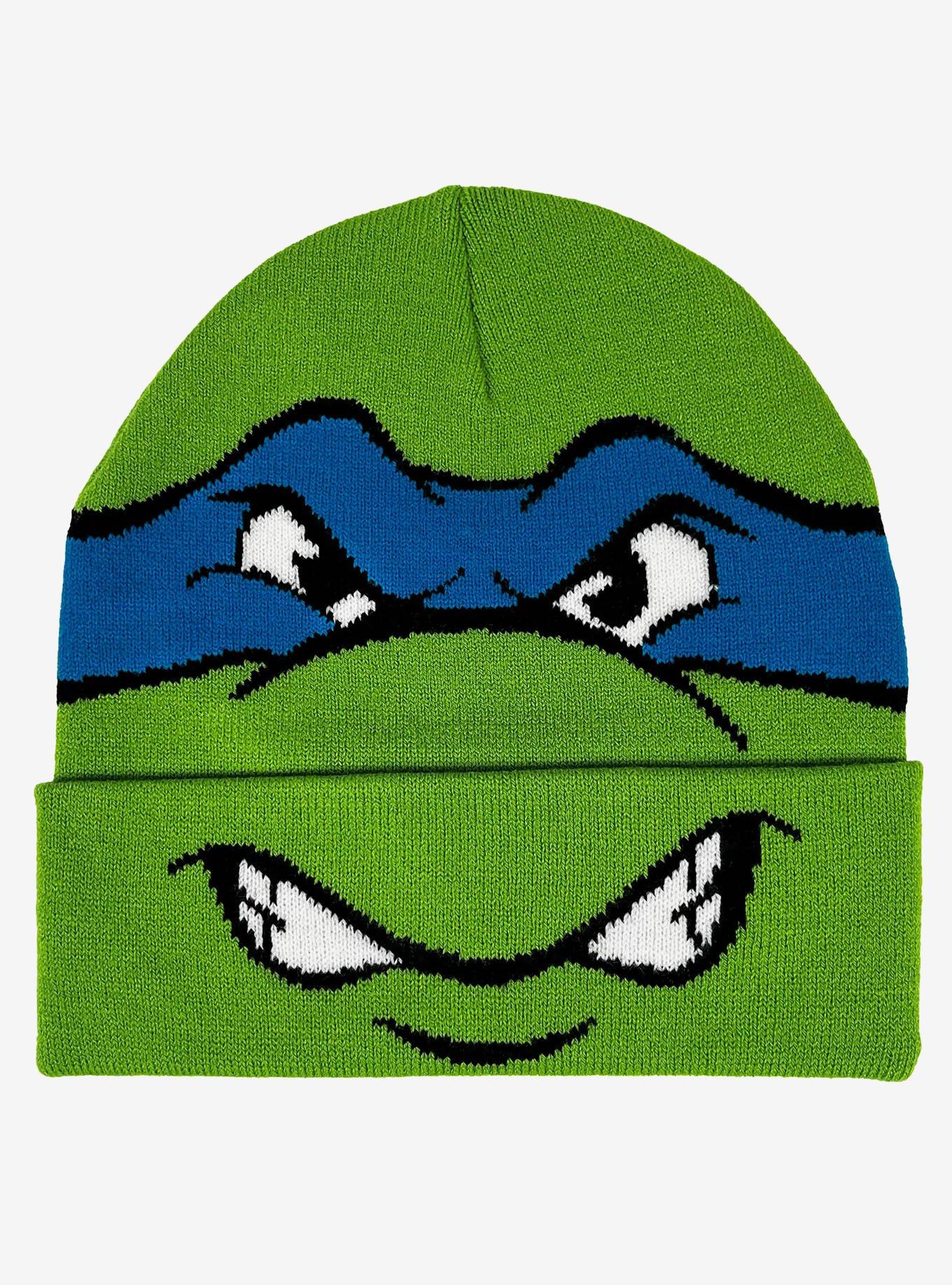 Teenage Mutant Ninja Turtles Leonardo Face Acrylic Knit Beanie