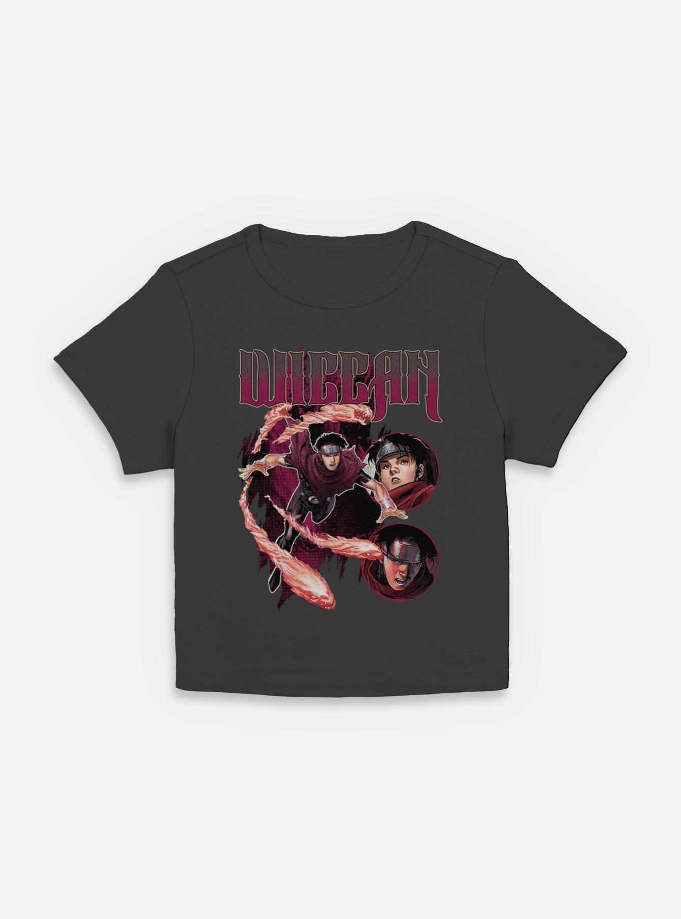 Marvel Wiccan Wiccan Flames Women Baby T-Shirt, BLACK, hi-res