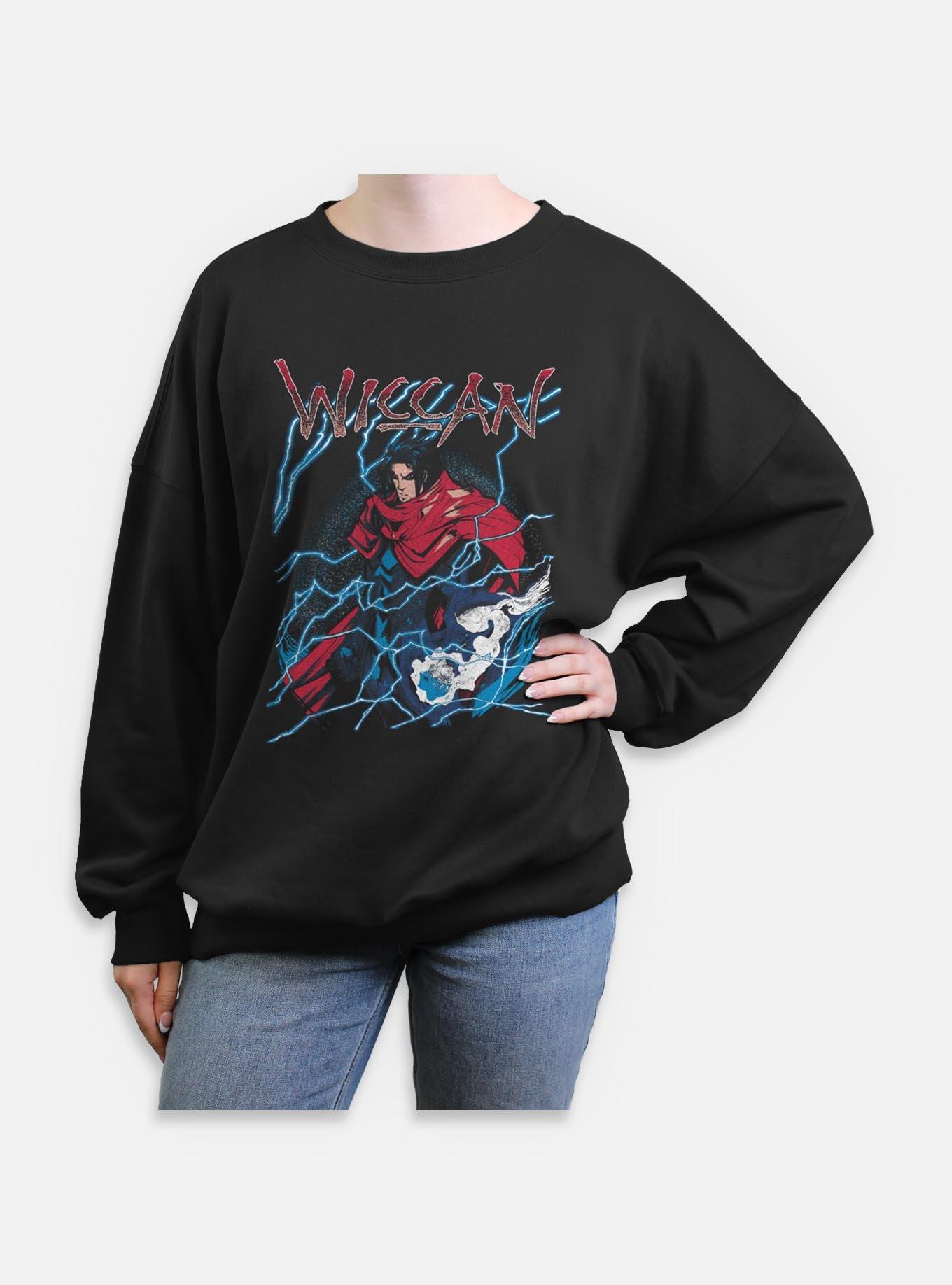 Marvel Wiccan We Get Wiccan Womens Oversized Sweatshirt, , hi-res