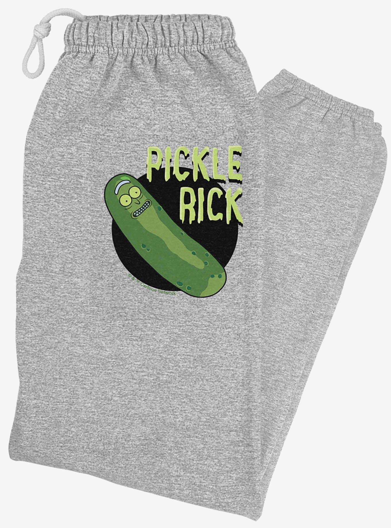 Rick and Morty Pickle Rick Sweatpants, ATHLETIC HEATHER, hi-res