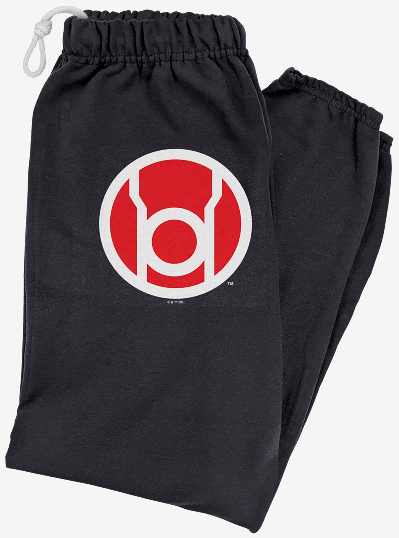 DC Comics Green Lantern Core Blackest Night Red Lantern Logo Sweatpants, , hi-res