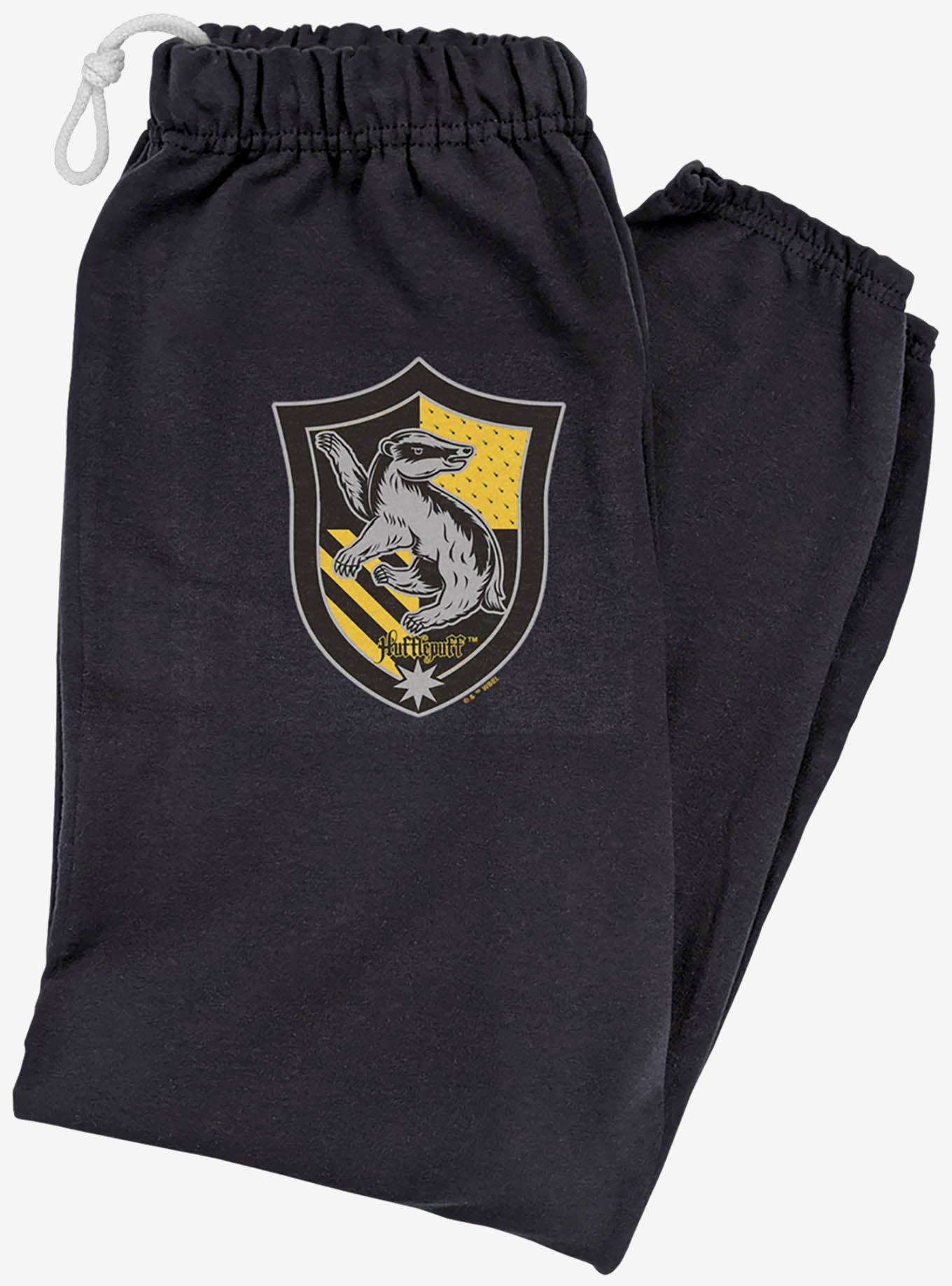 Harry Potter Hufflepuff Plaid Sigil Sweatpants, , hi-res