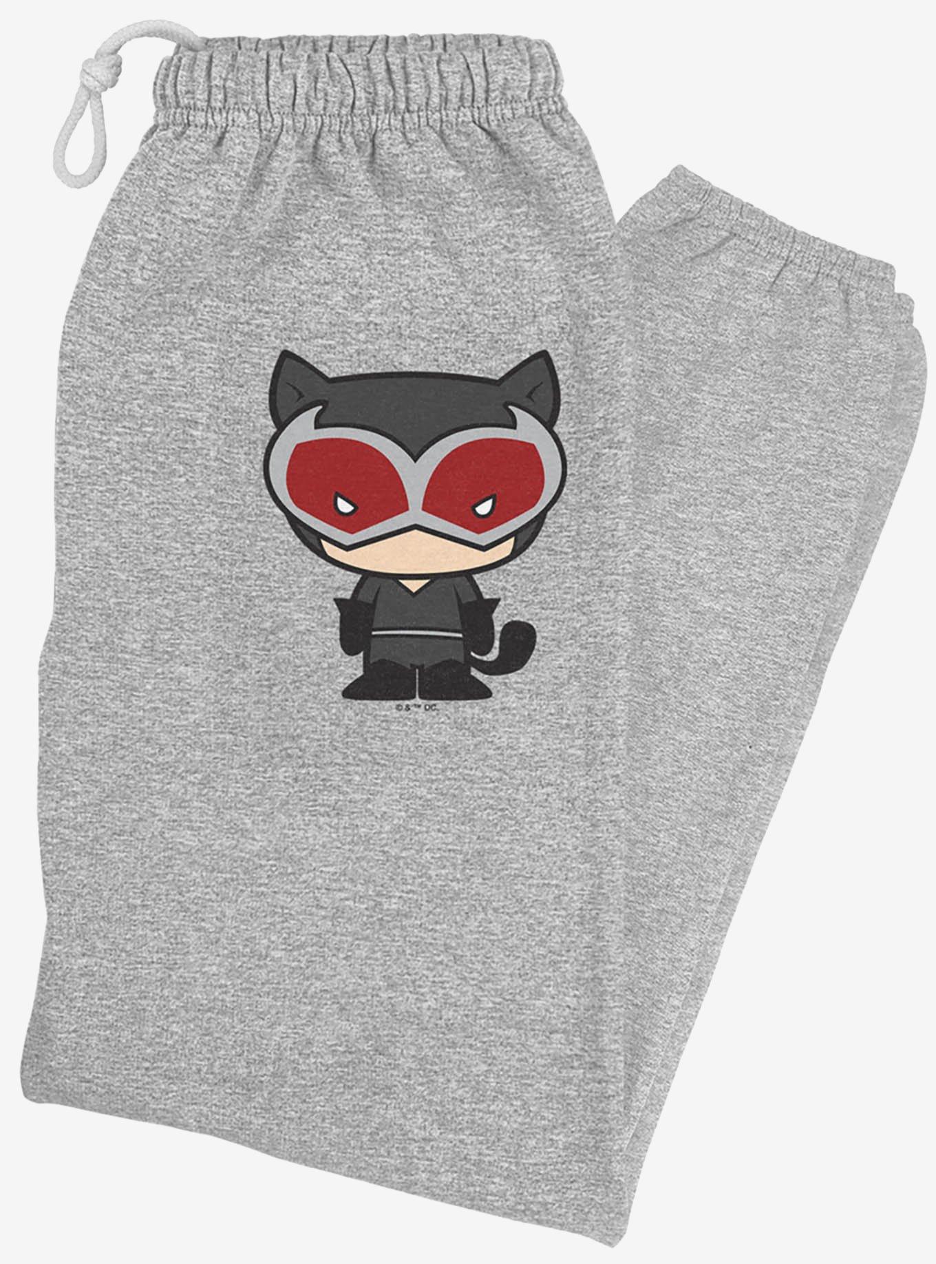 DC Comics Catwoman Cute Chibi Character Sweatpants, , hi-res