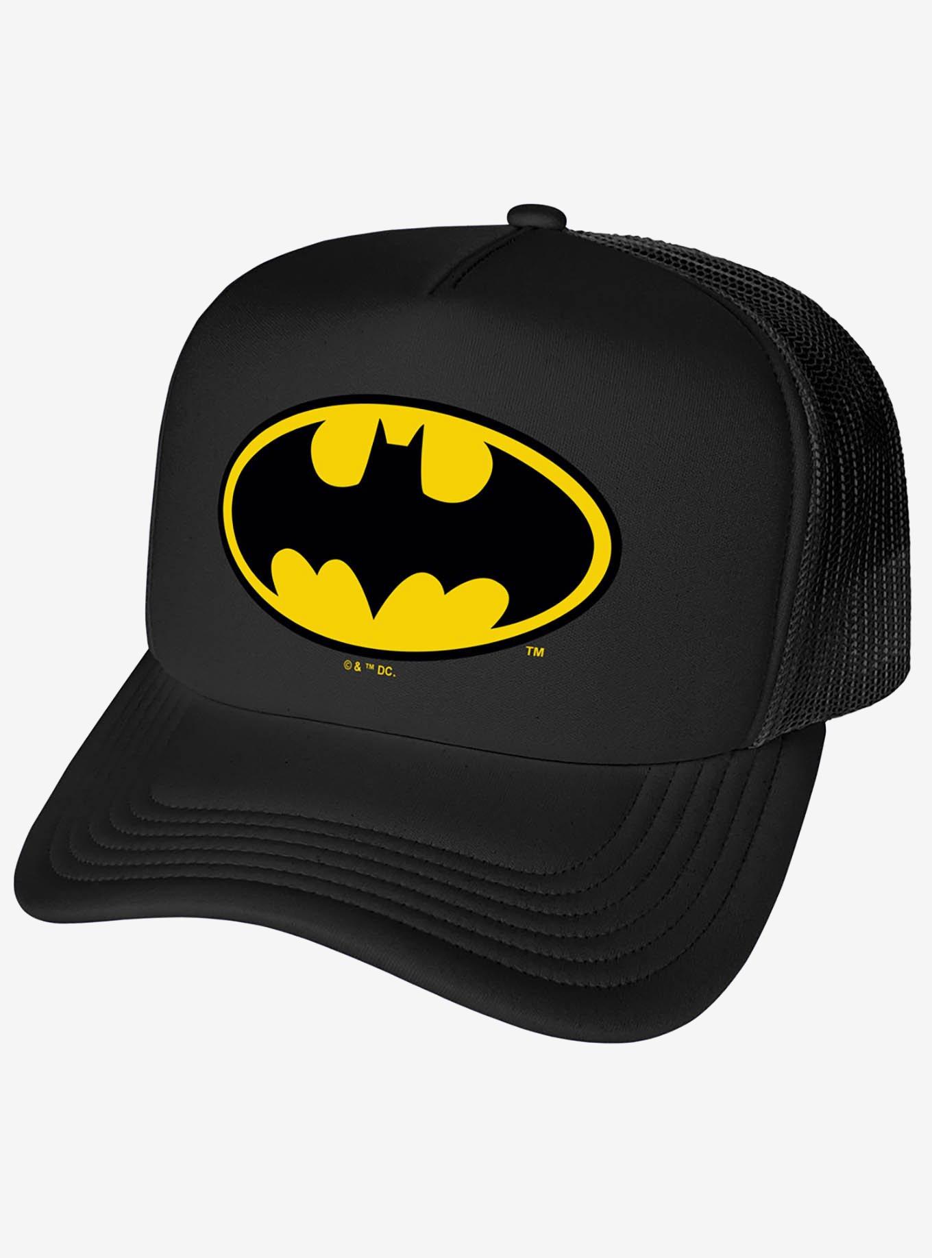 Batman Classic Bat Shield Logo Foam Trucker Hat, , hi-res