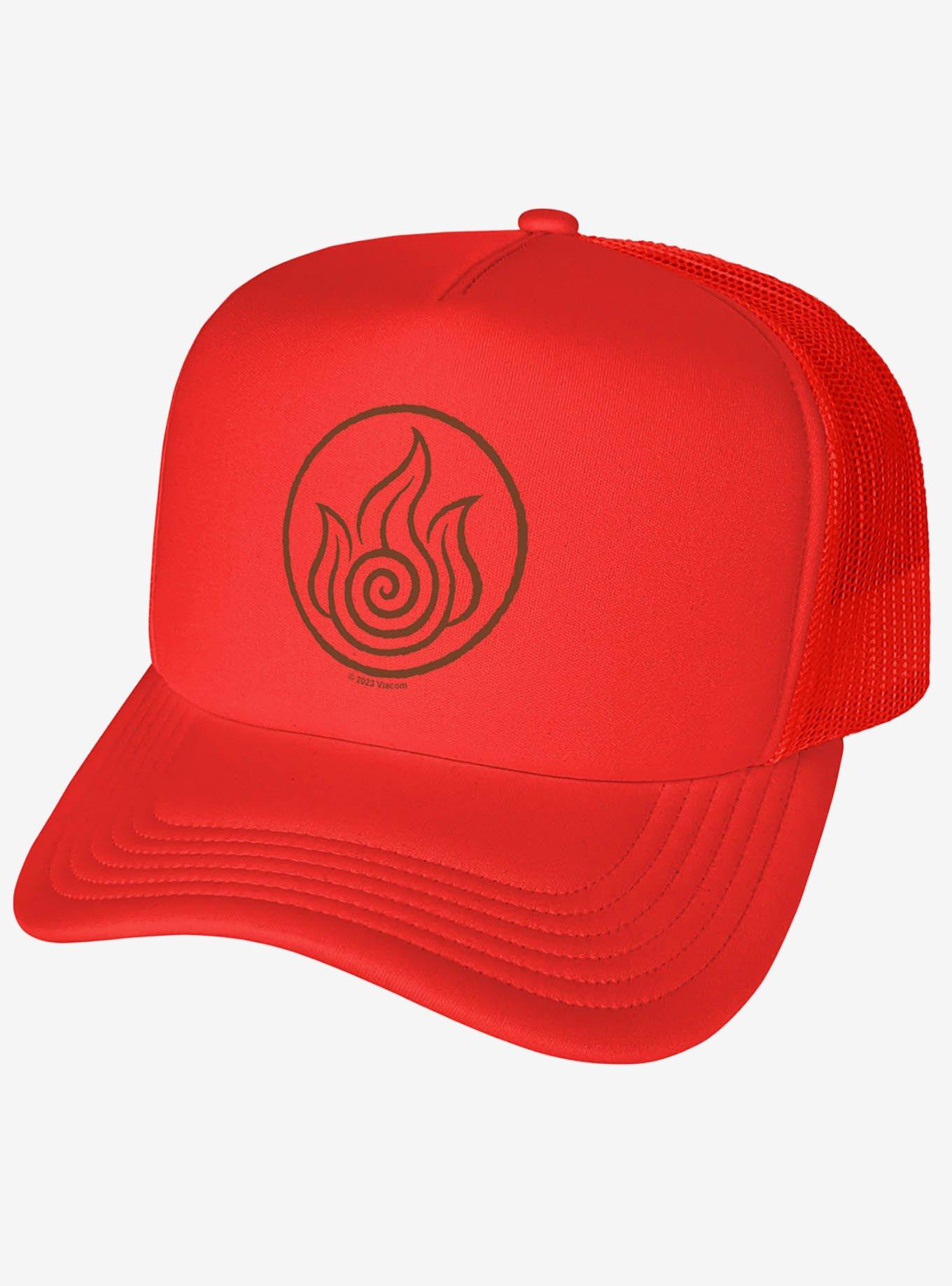 Avatar: The Last Airbender Fire Bending Symbol Foam Trucker Hat, , hi-res