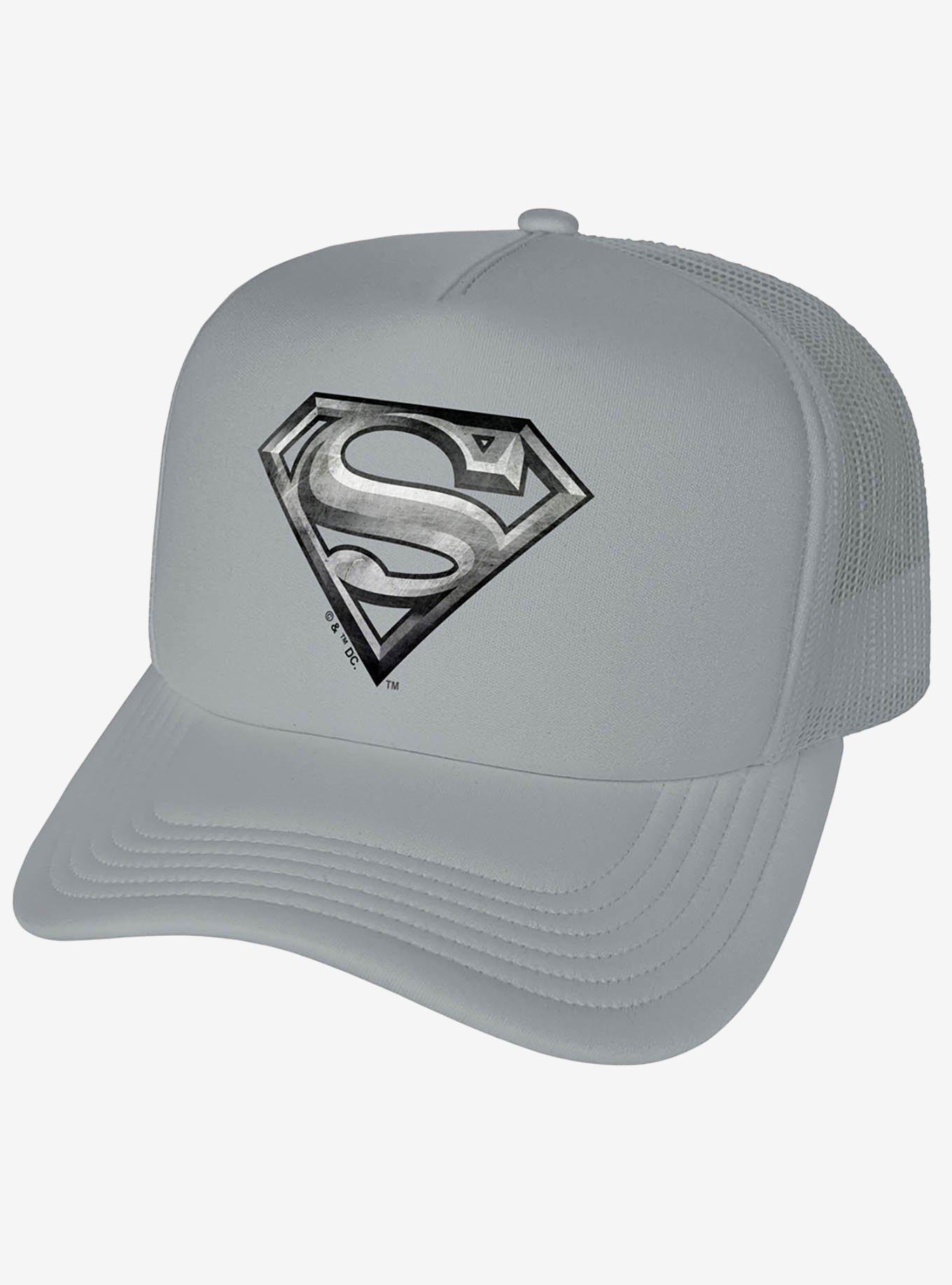 Superman Steel Logo Foam Trucker Hat, , hi-res