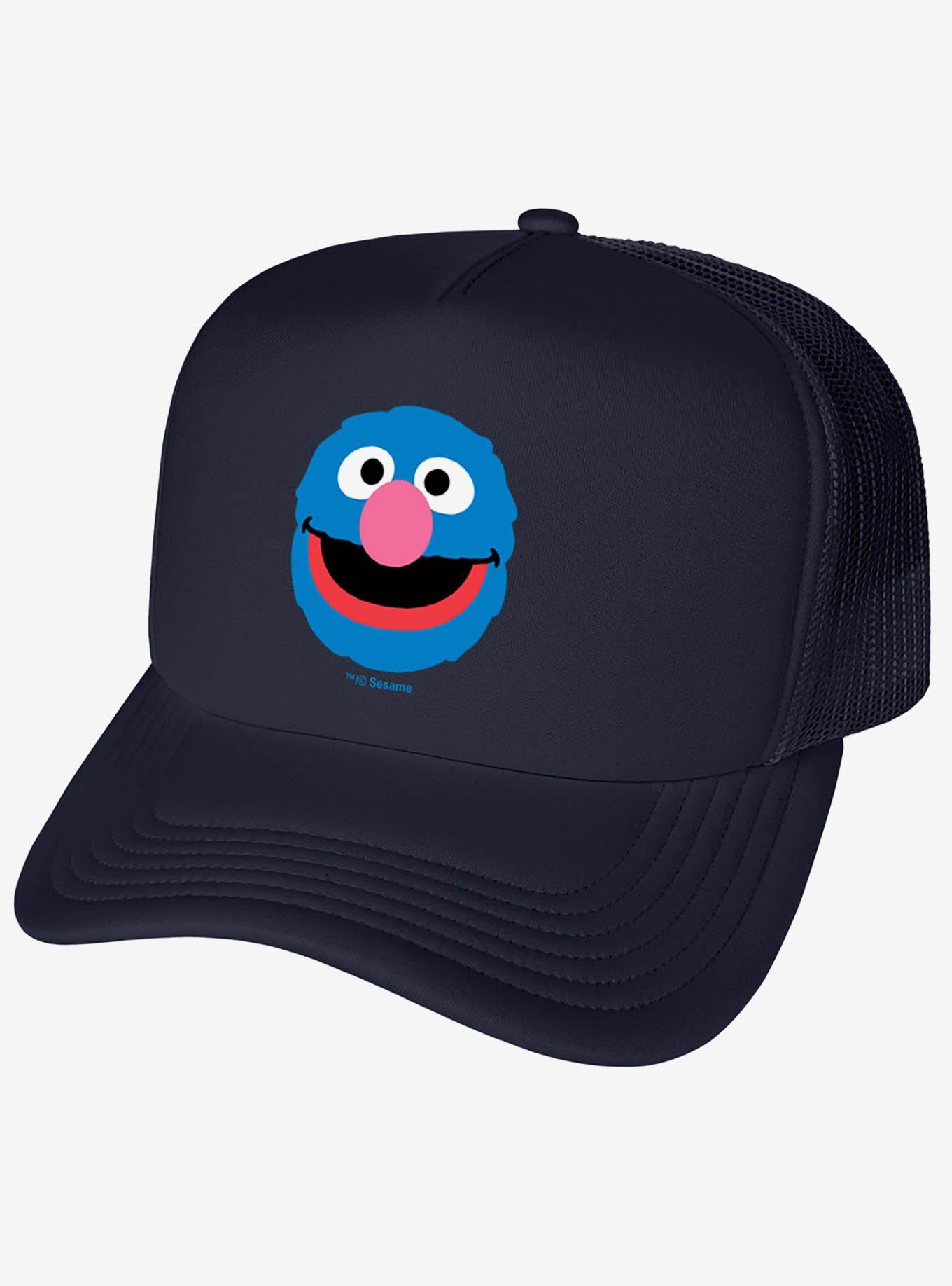 Sesame Street Grover Head Foam Trucker Hat, , hi-res