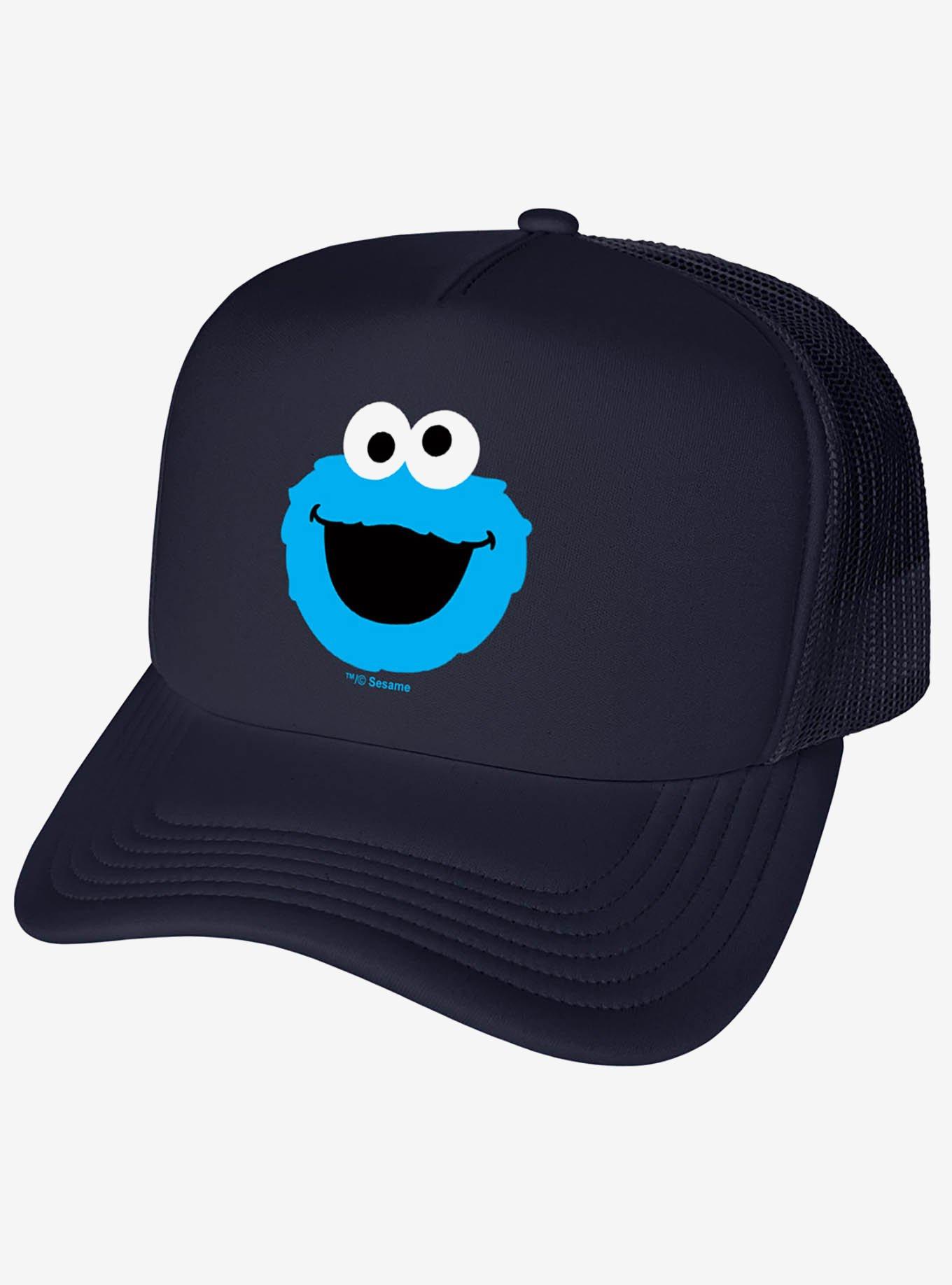 Sesame Street Cookie Monster Head Foam Trucker Hat, , hi-res