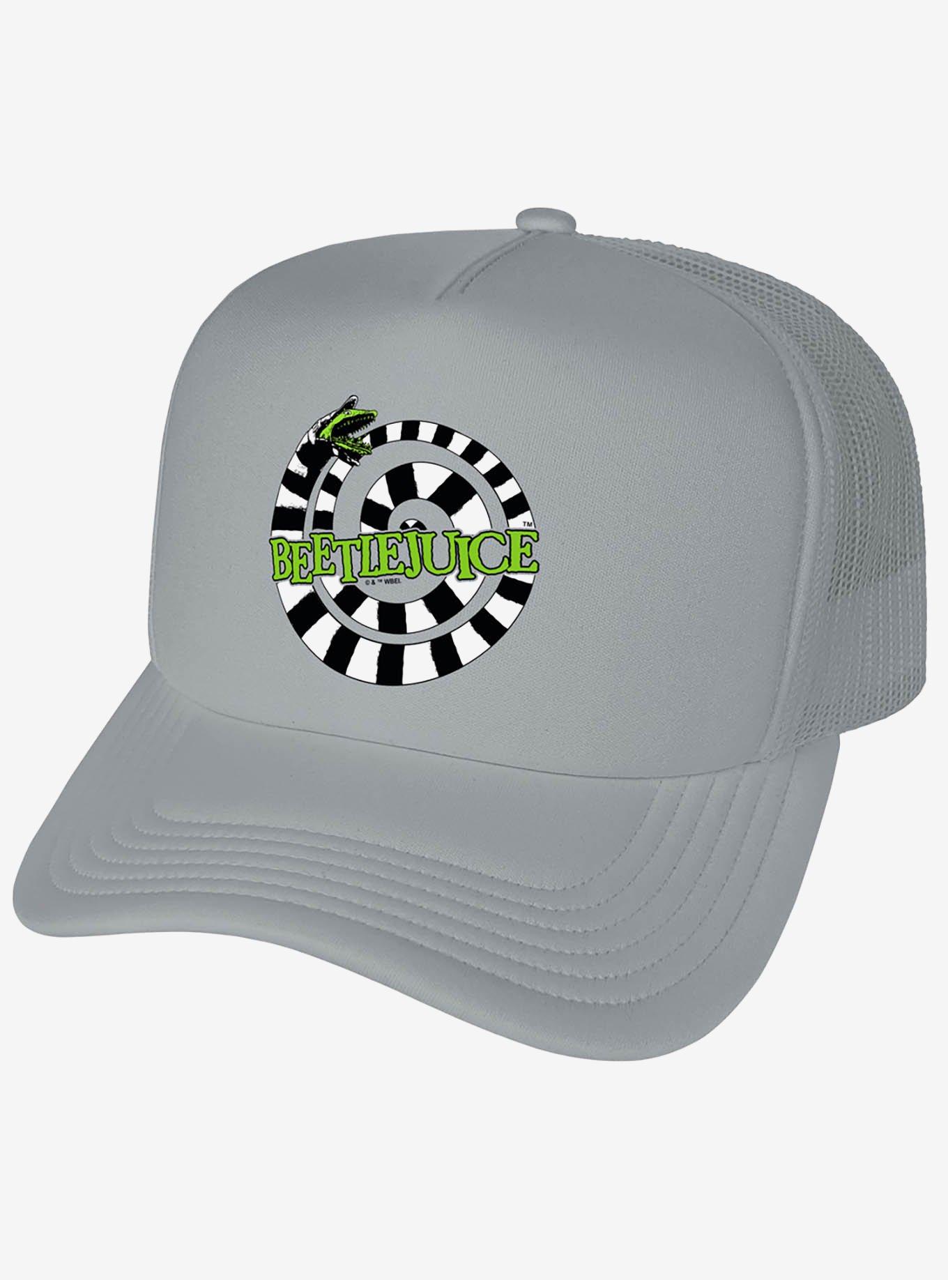 Beetlejuice Sandworm Logo Foam Trucker Hat, , hi-res